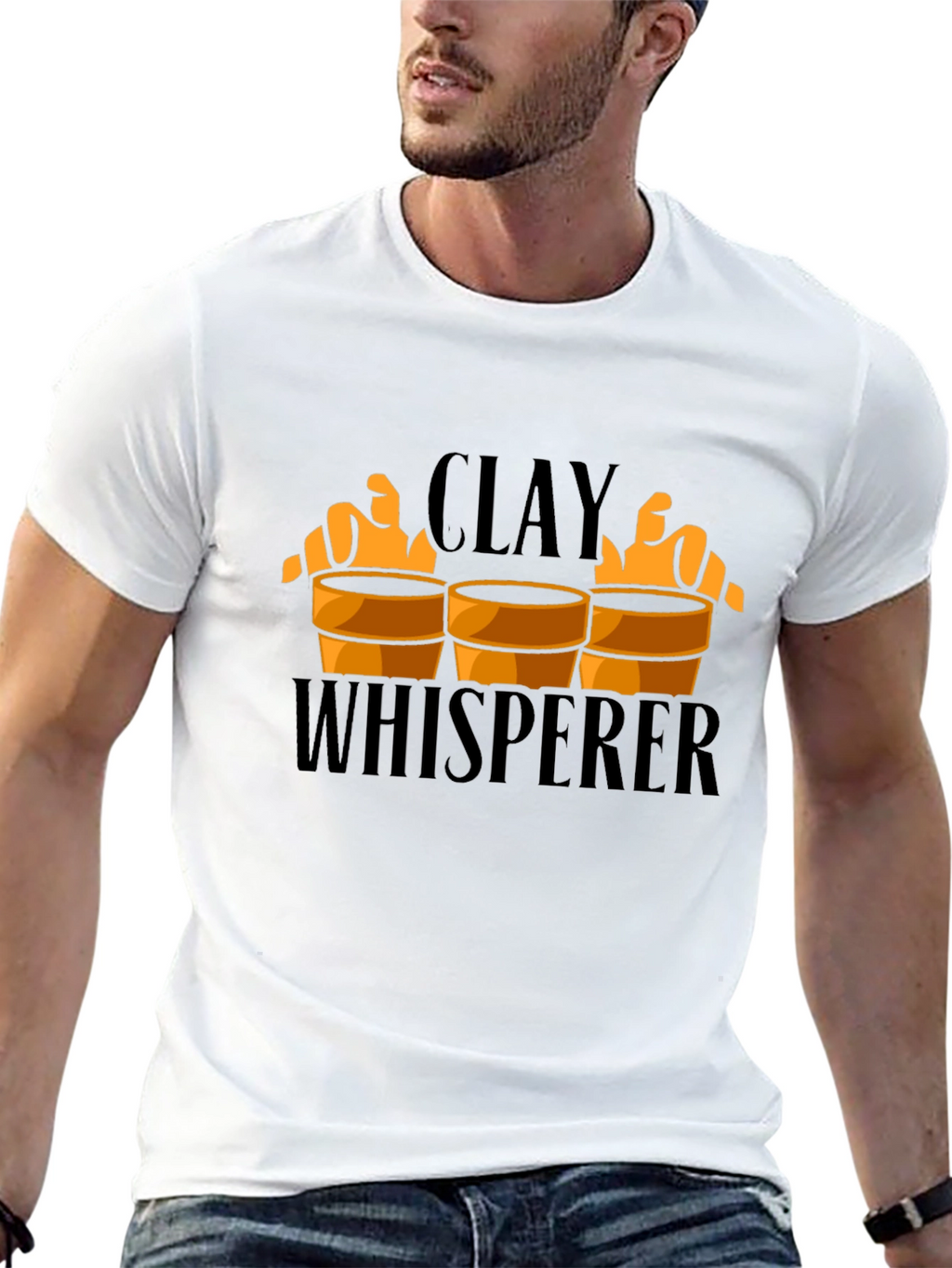 Clay Whisperer T-Shirt - Pottery Artisan Tee