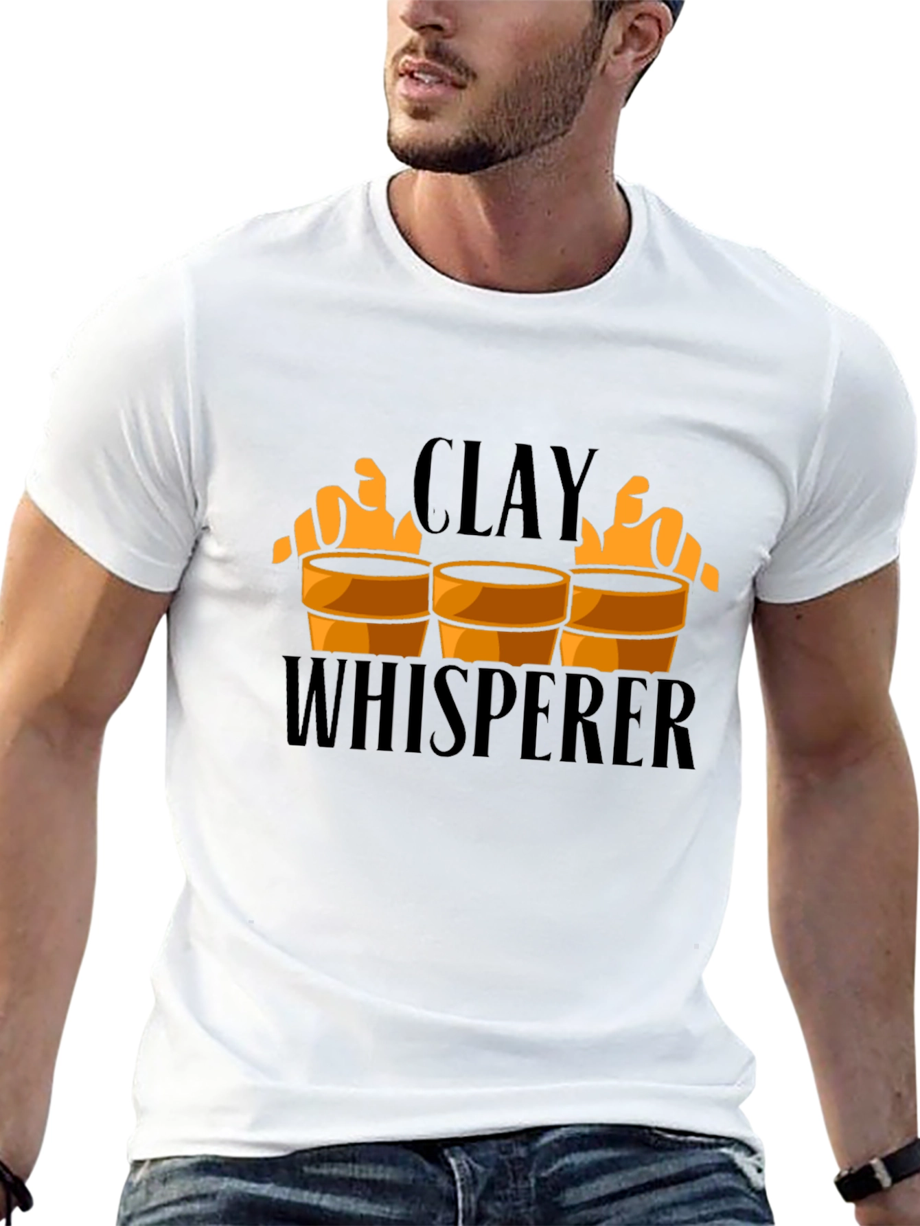 Clay Whisperer T-Shirt - Pottery Artisan Tee