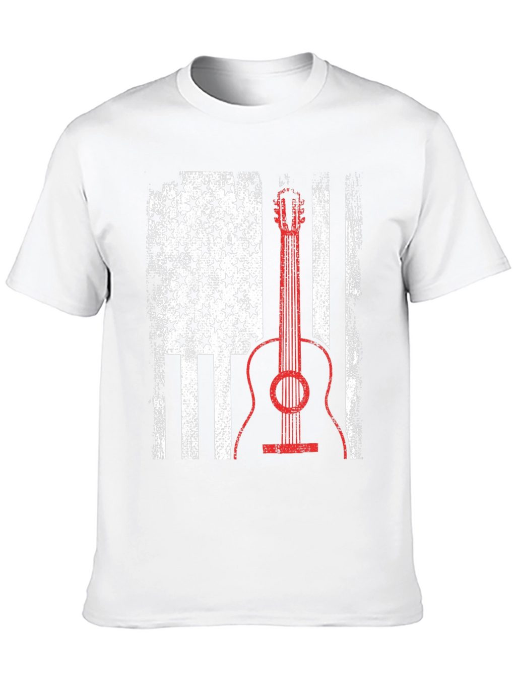 American Flag Guitar T-Shirt