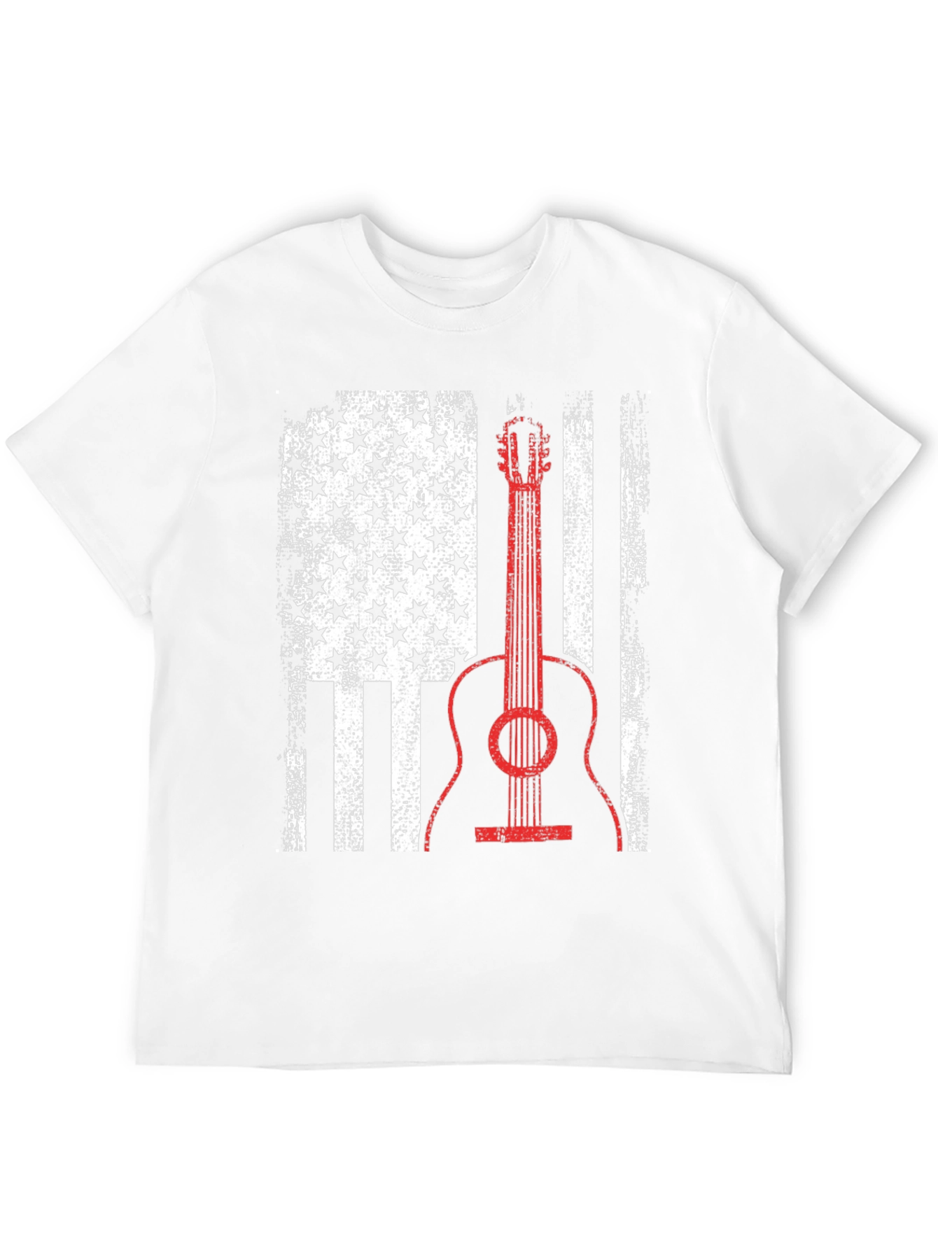 American Flag Guitar T-Shirt