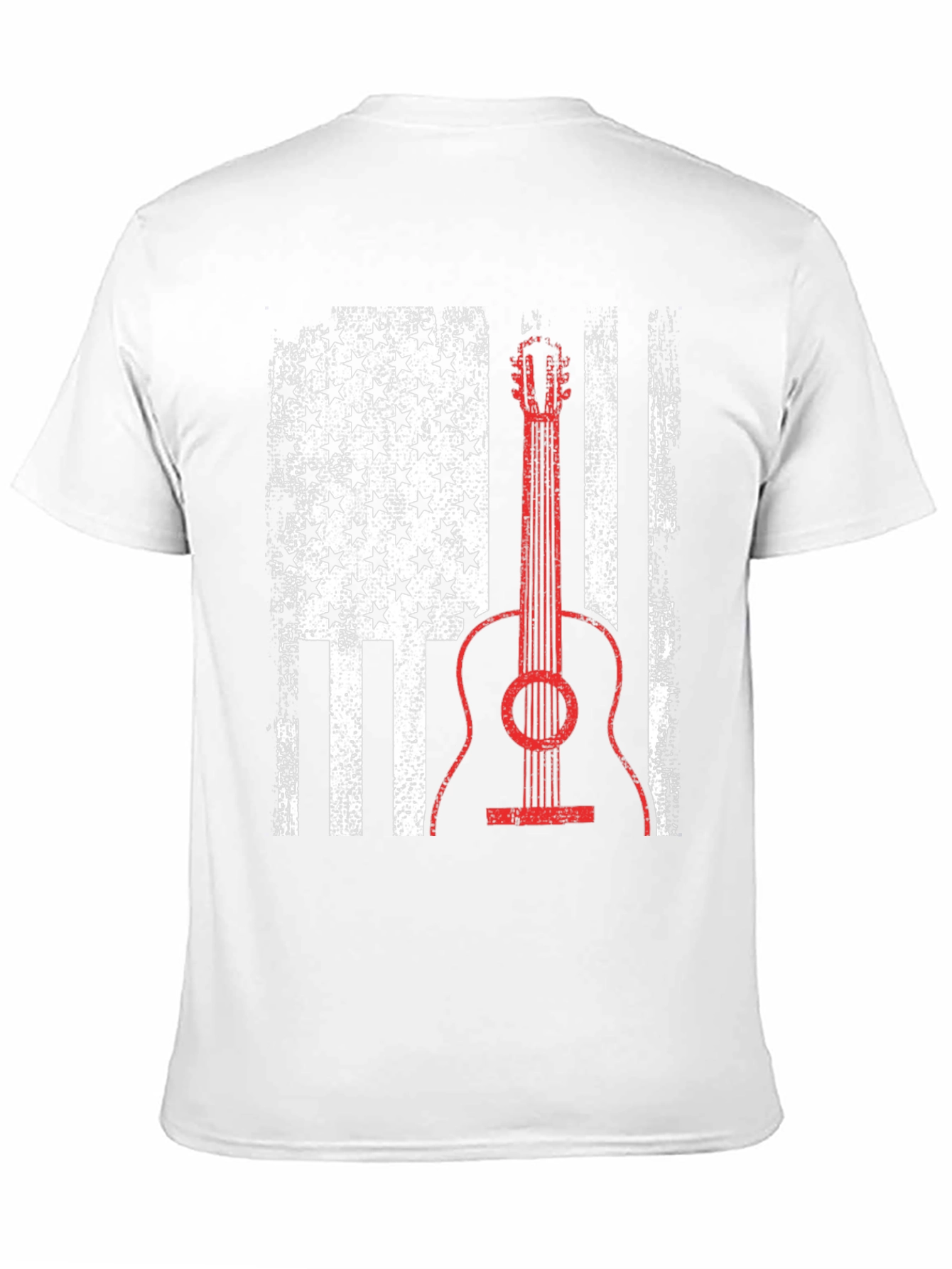American Flag Guitar T-Shirt