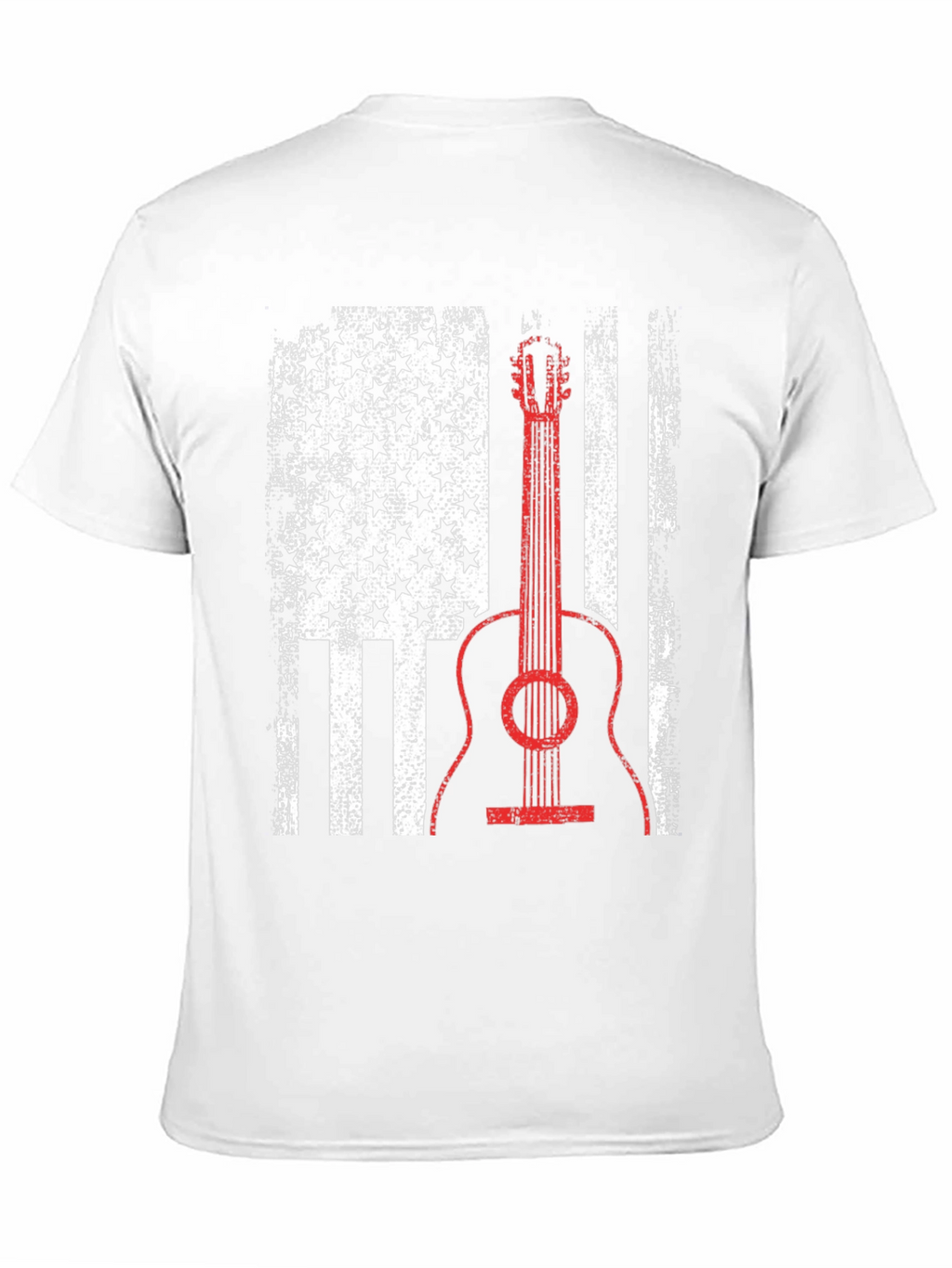 American Flag Guitar T-Shirt