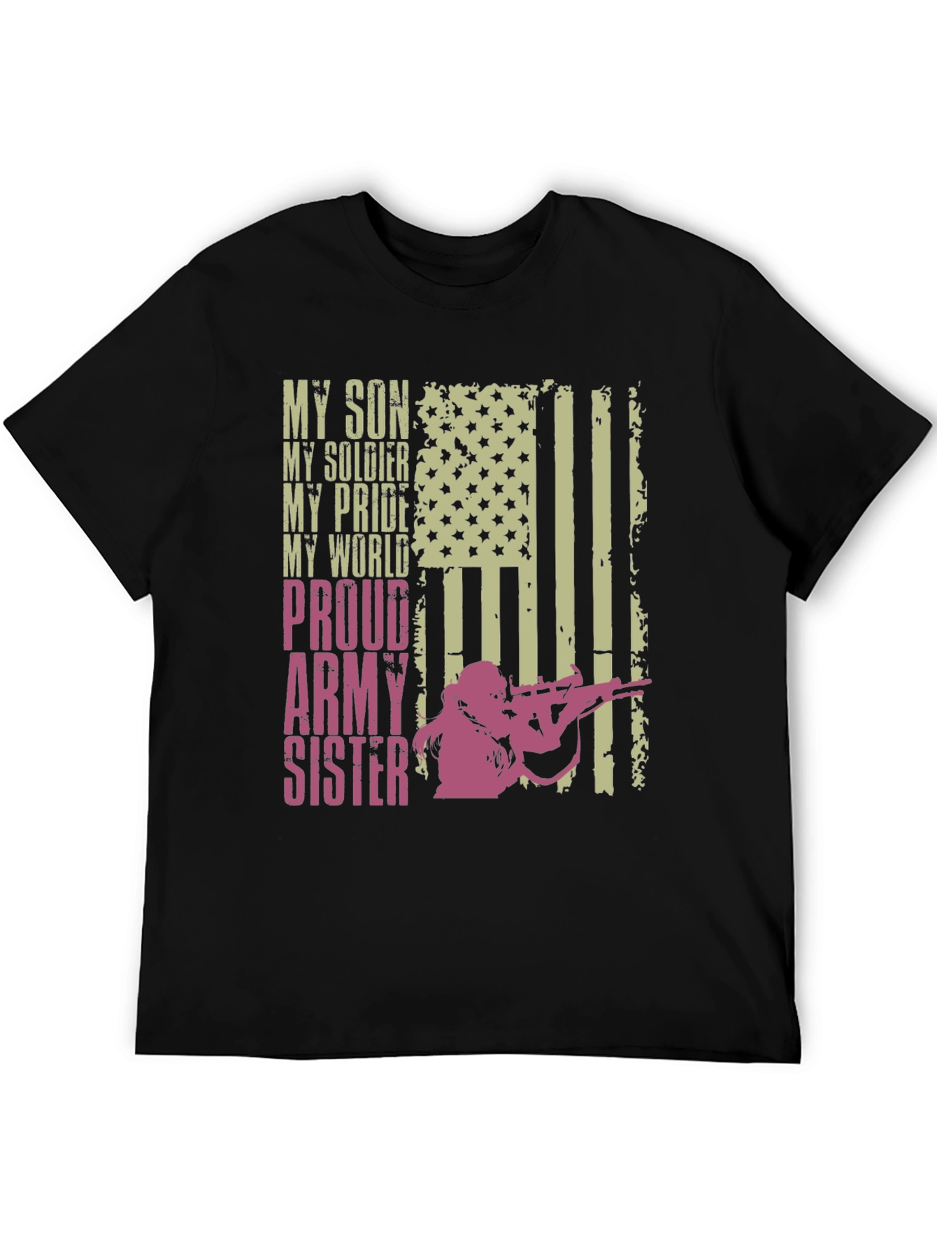 Proud Army Sister T-Shirt - Military Family Tee