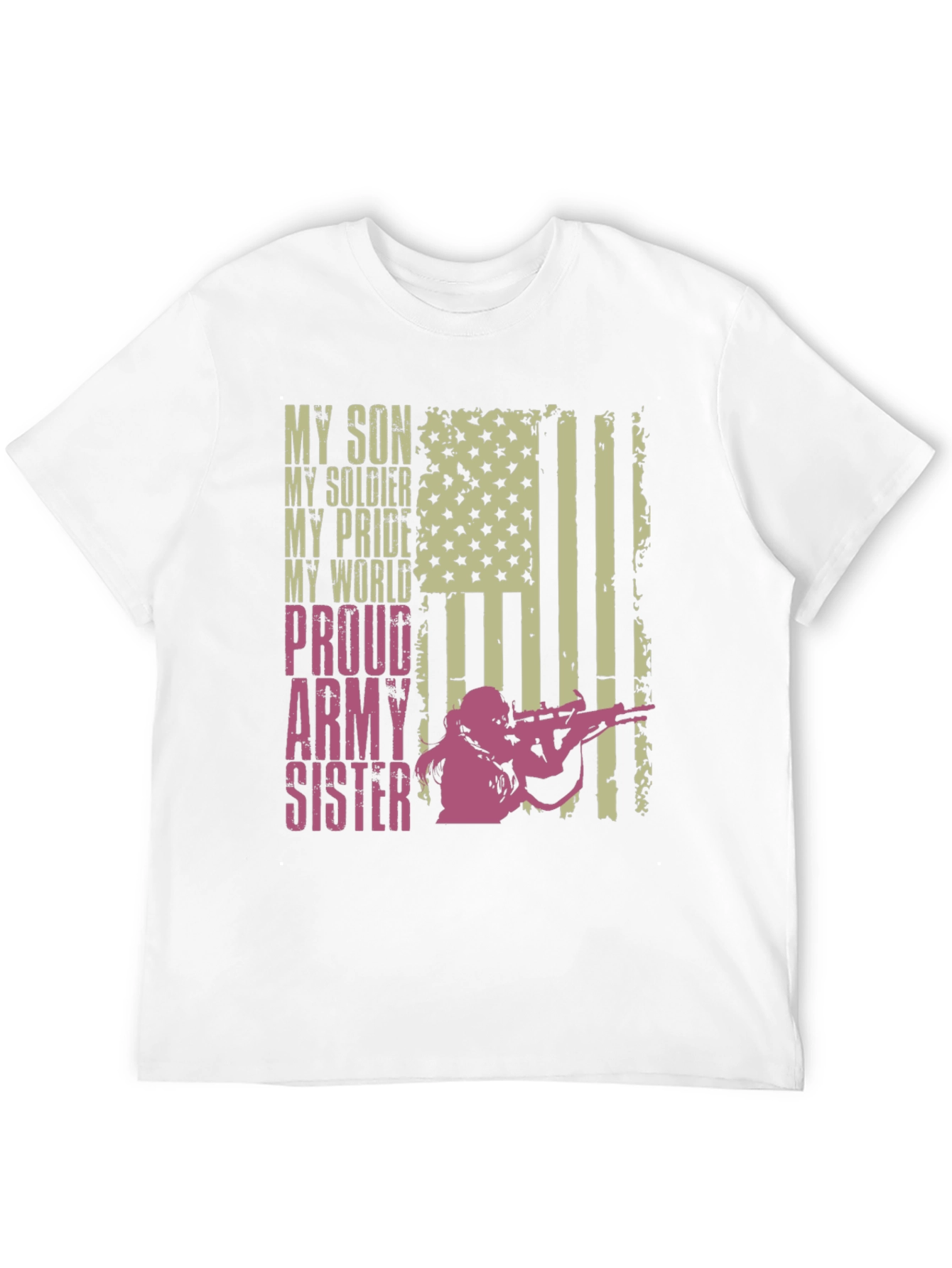 Proud Army Sister T-Shirt - Military Family Tee