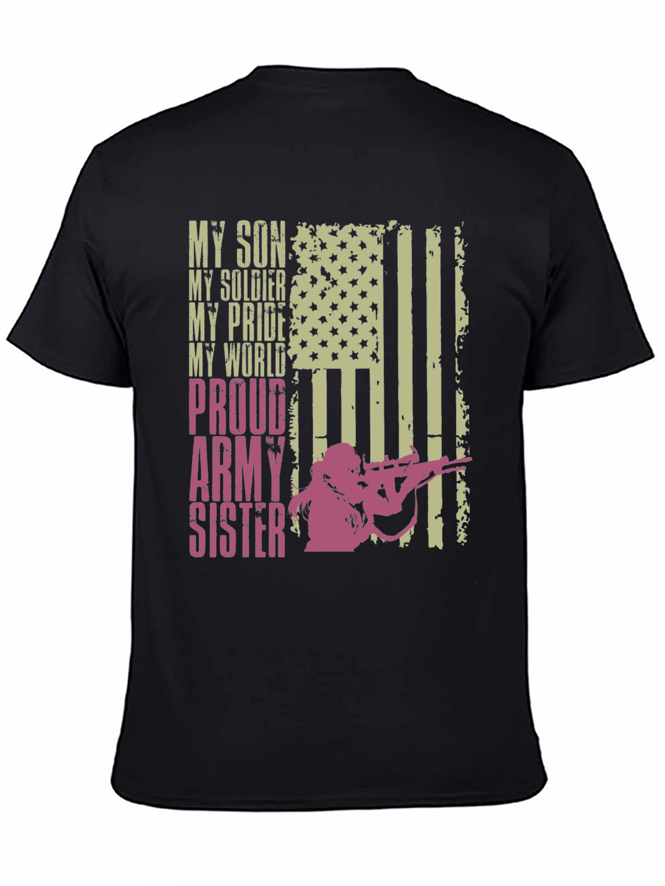 Proud Army Sister T-Shirt - Military Family Tee