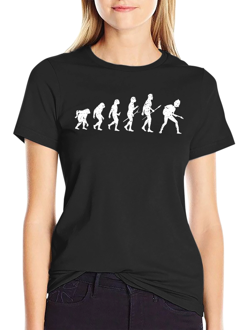 Evolution of Guitarist Graphic Tee - Black
