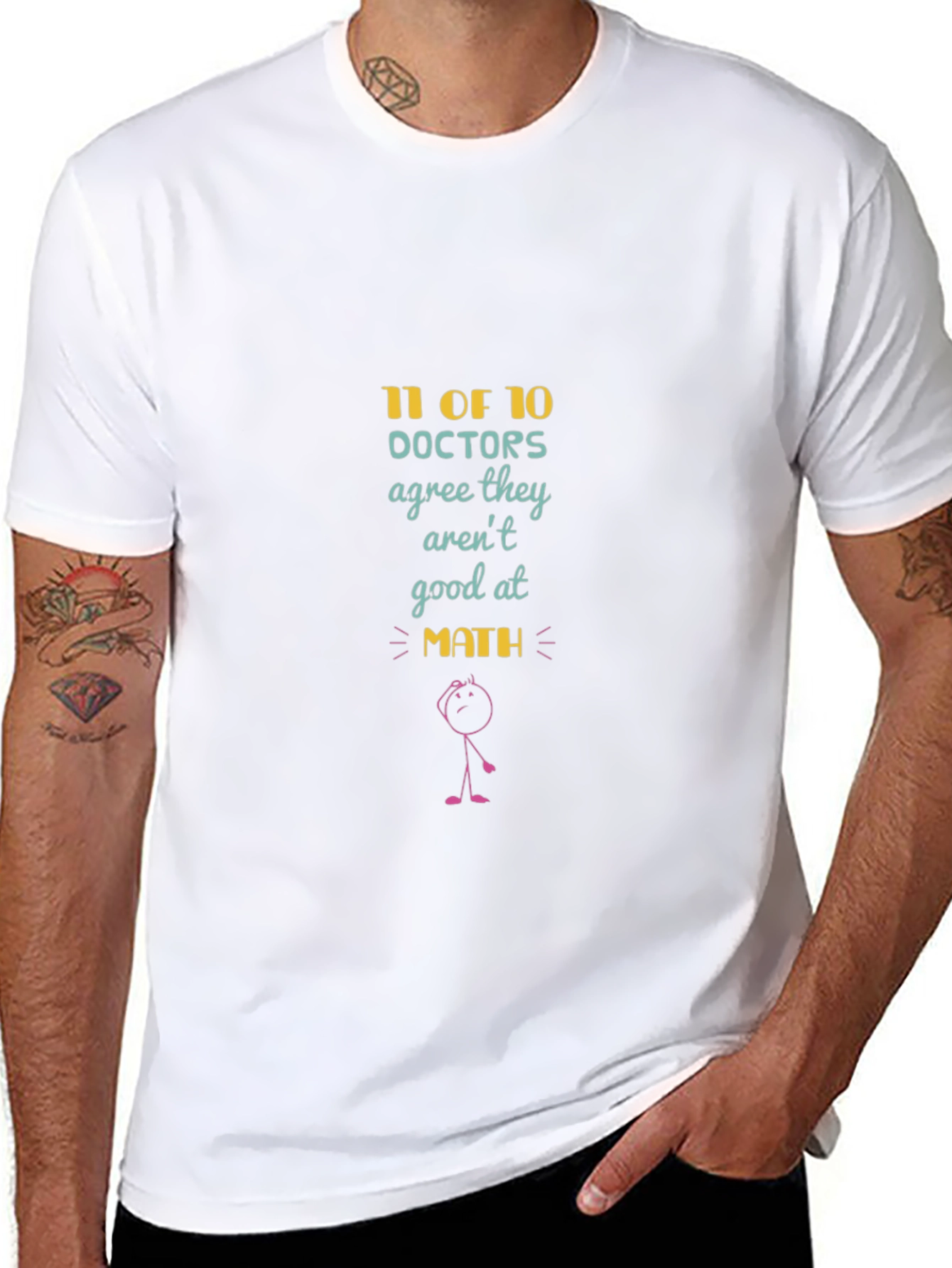 11 of 10 Doctors Math Humor T-Shirt