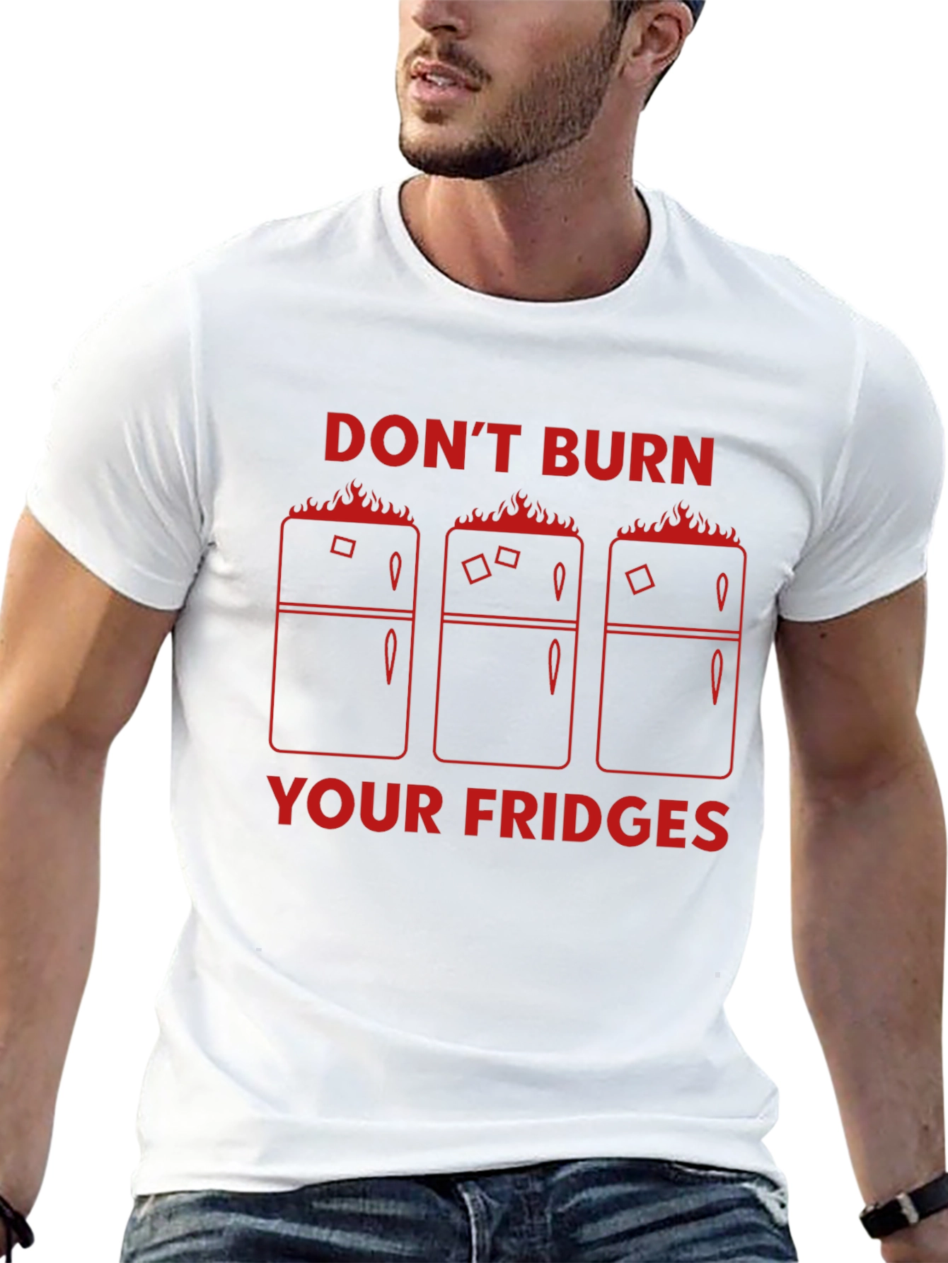 Dont Burn Your Fridges Graphic T-Shirt