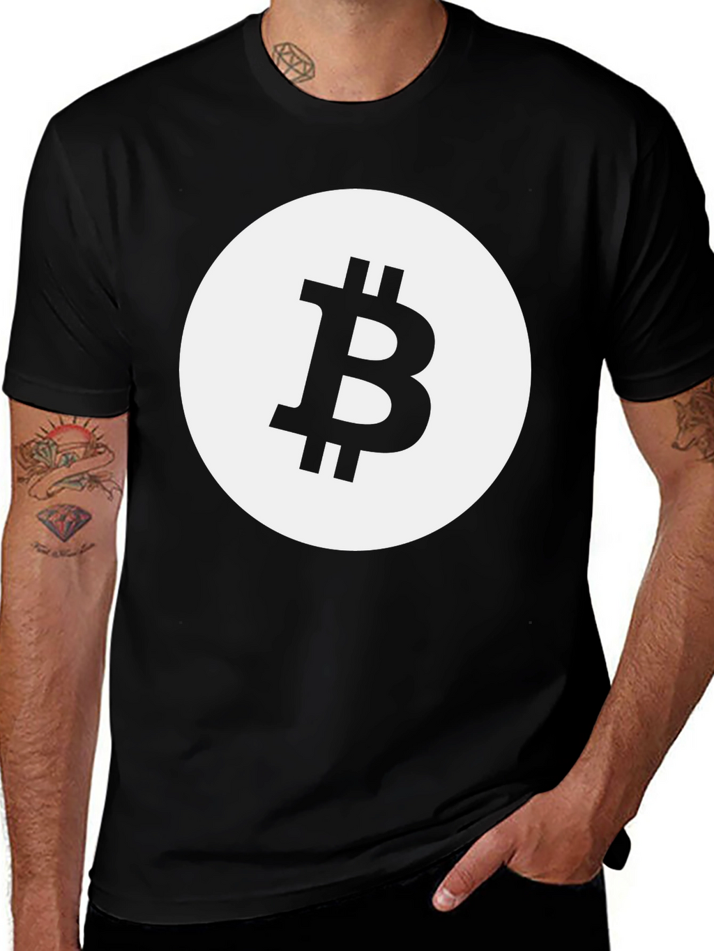 Bitcoin Logo T-Shirt - Black Crypto Tee