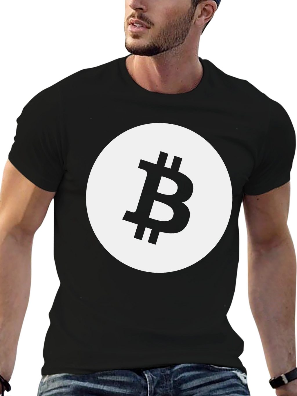 Bitcoin Logo T-Shirt - Black Crypto Tee