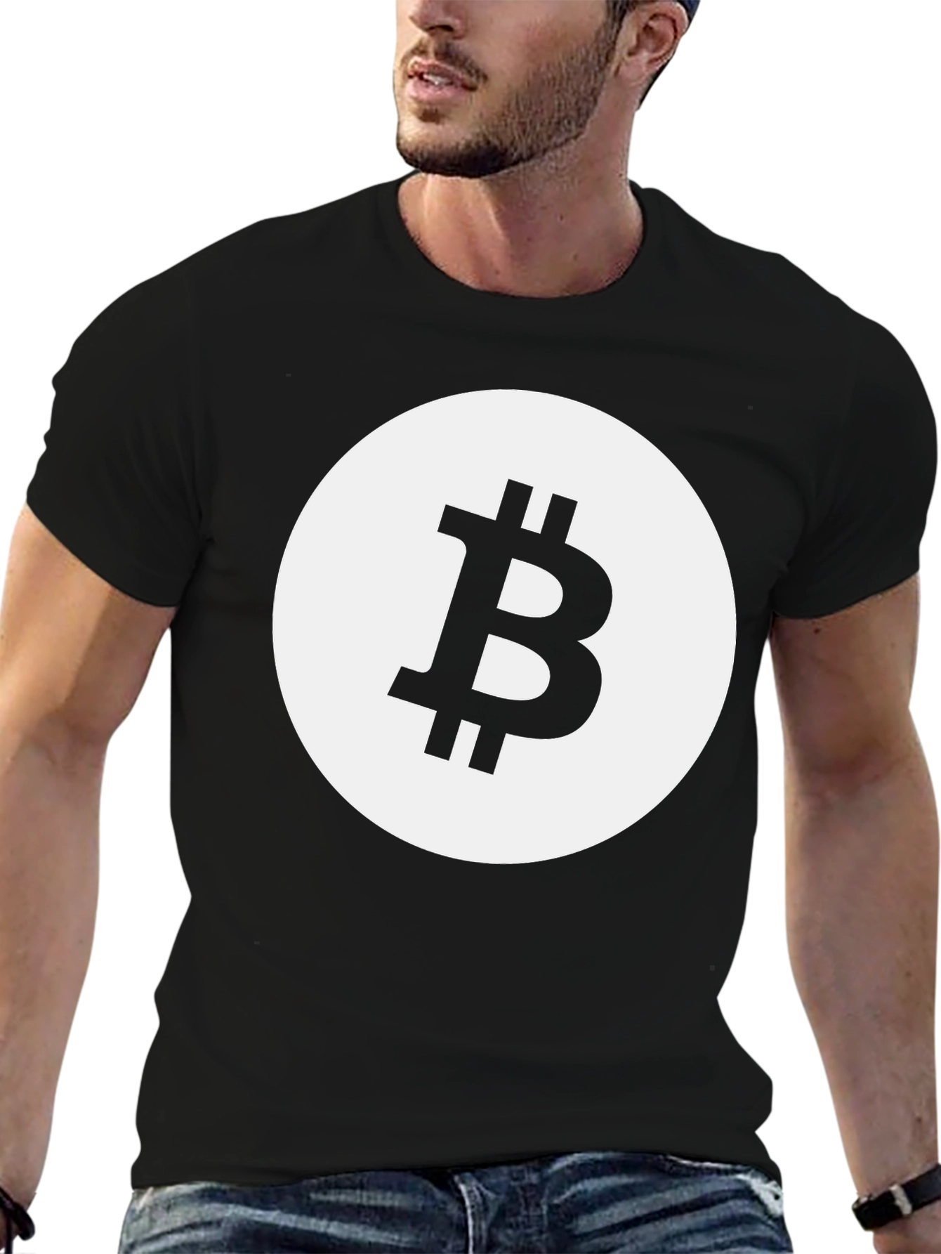 Bitcoin Logo T-Shirt - Black Crypto Tee