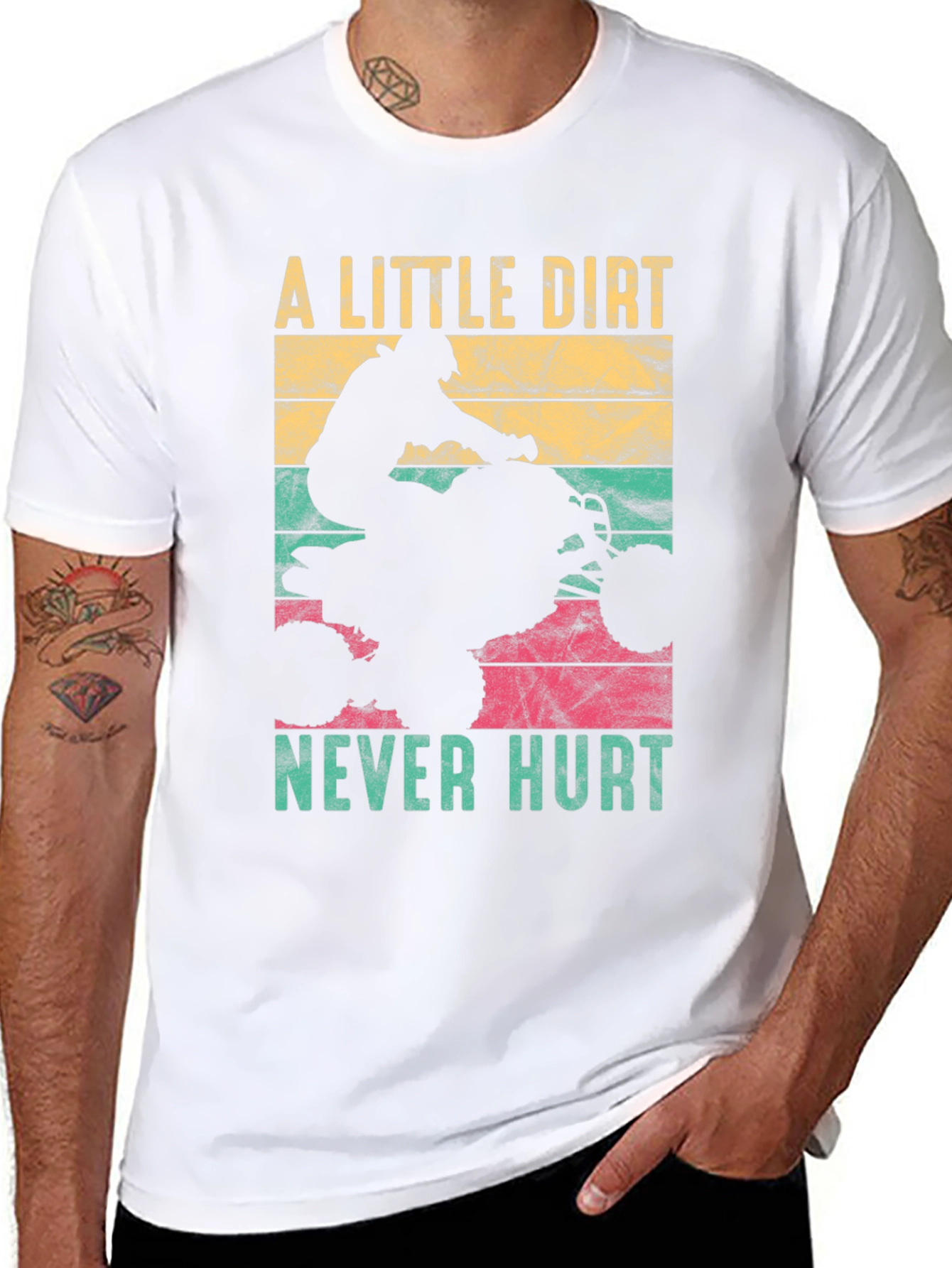 Dirt Bike T-Shirt - A Little Dirt Never Hurt