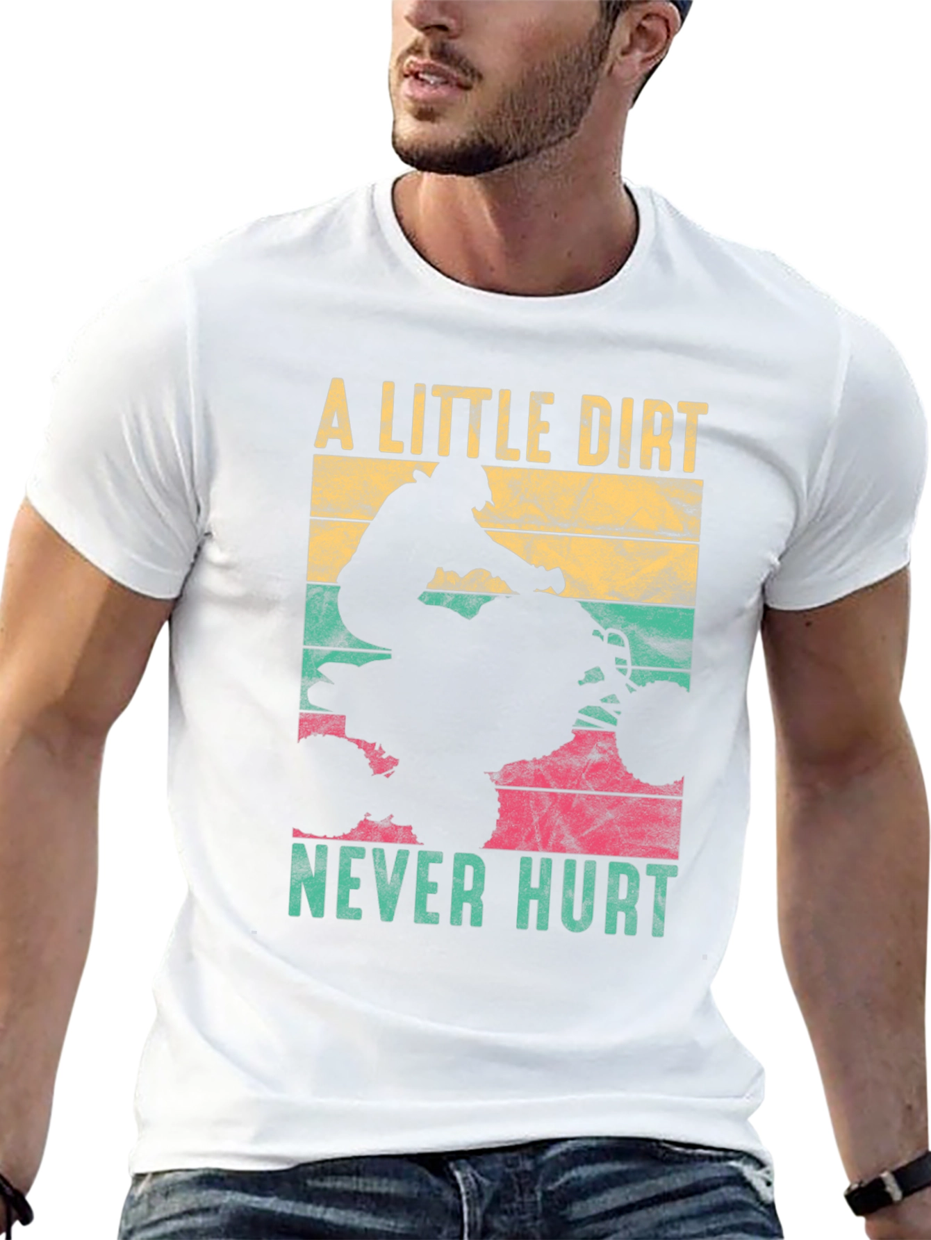 Dirt Bike T-Shirt - A Little Dirt Never Hurt