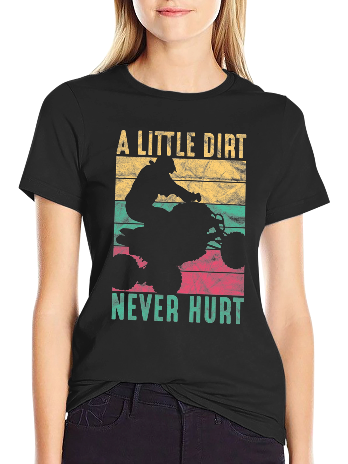 Dirt Bike T-Shirt - A Little Dirt Never Hurt