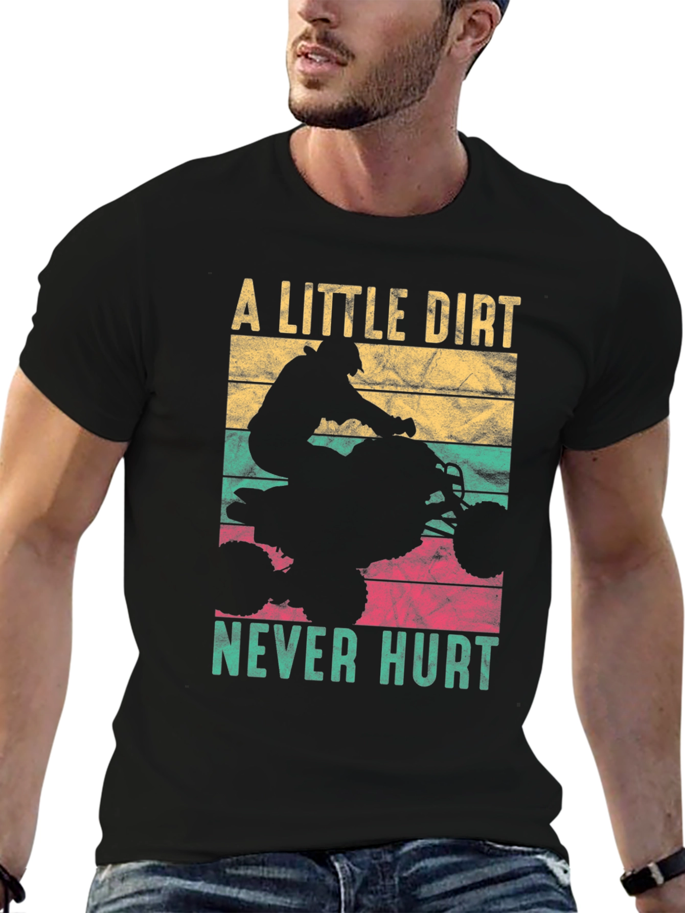 Dirt Bike T-Shirt - A Little Dirt Never Hurt
