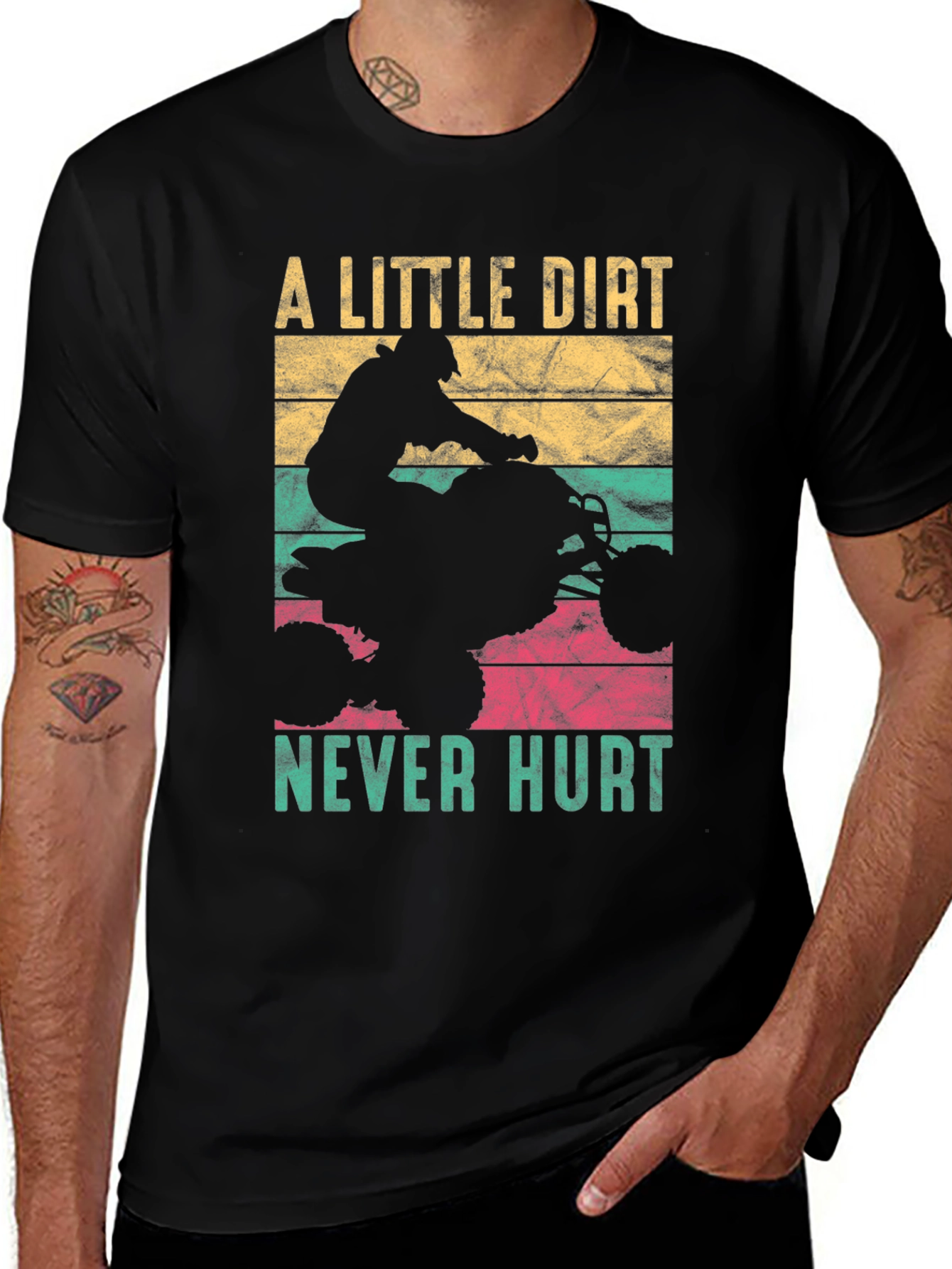 Dirt Bike T-Shirt - A Little Dirt Never Hurt