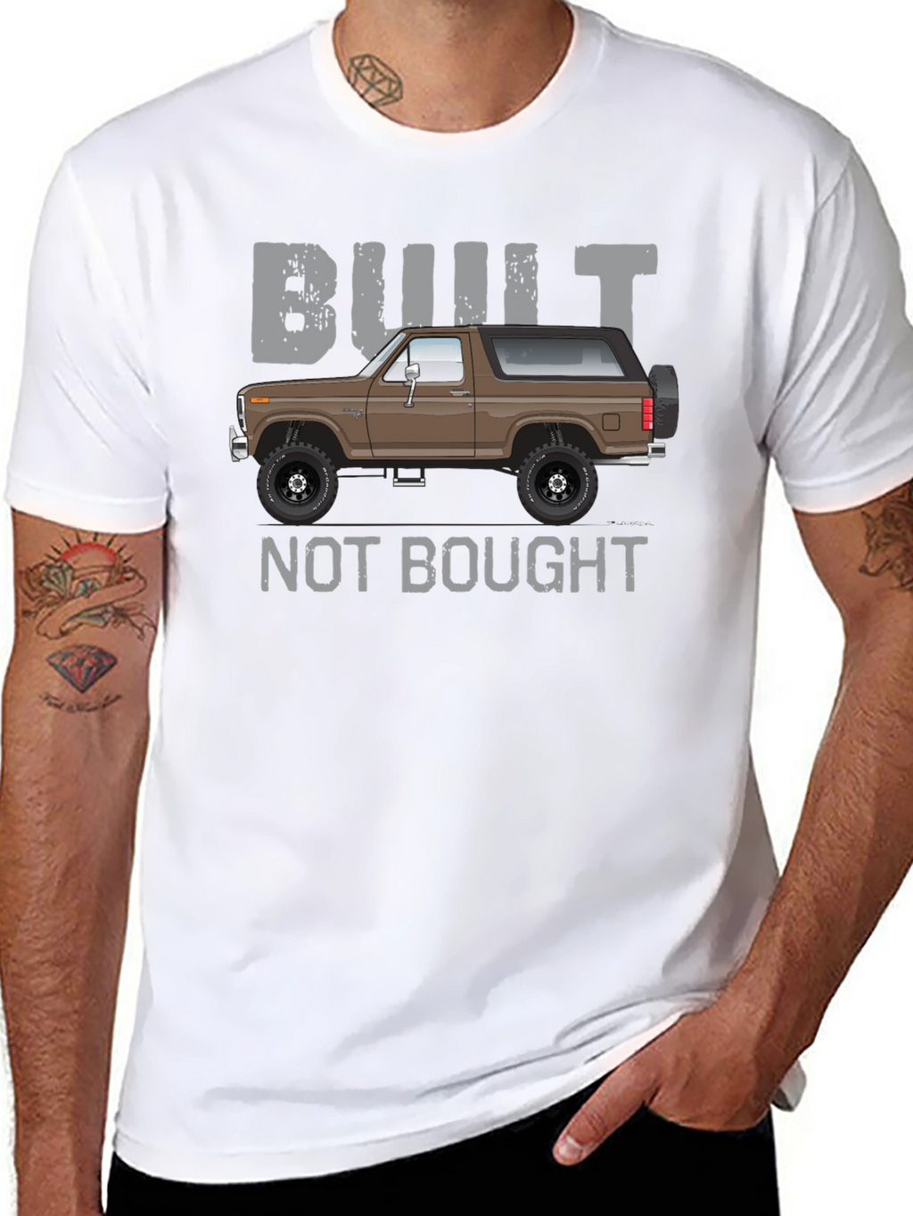 Built Not Bought Bronco T-Shirt