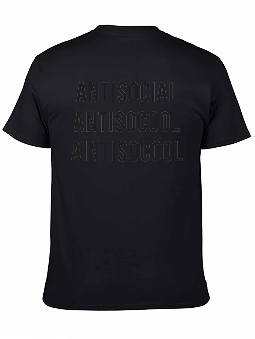 Antisocial Black Graphic T-Shirt