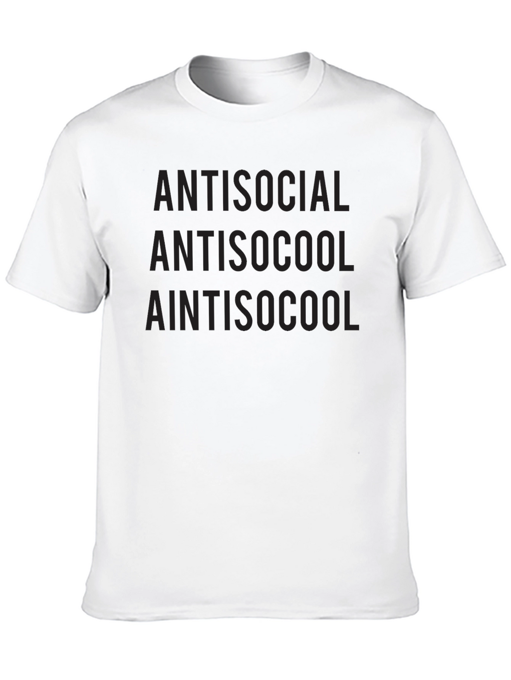 Antisocial Black Graphic T-Shirt