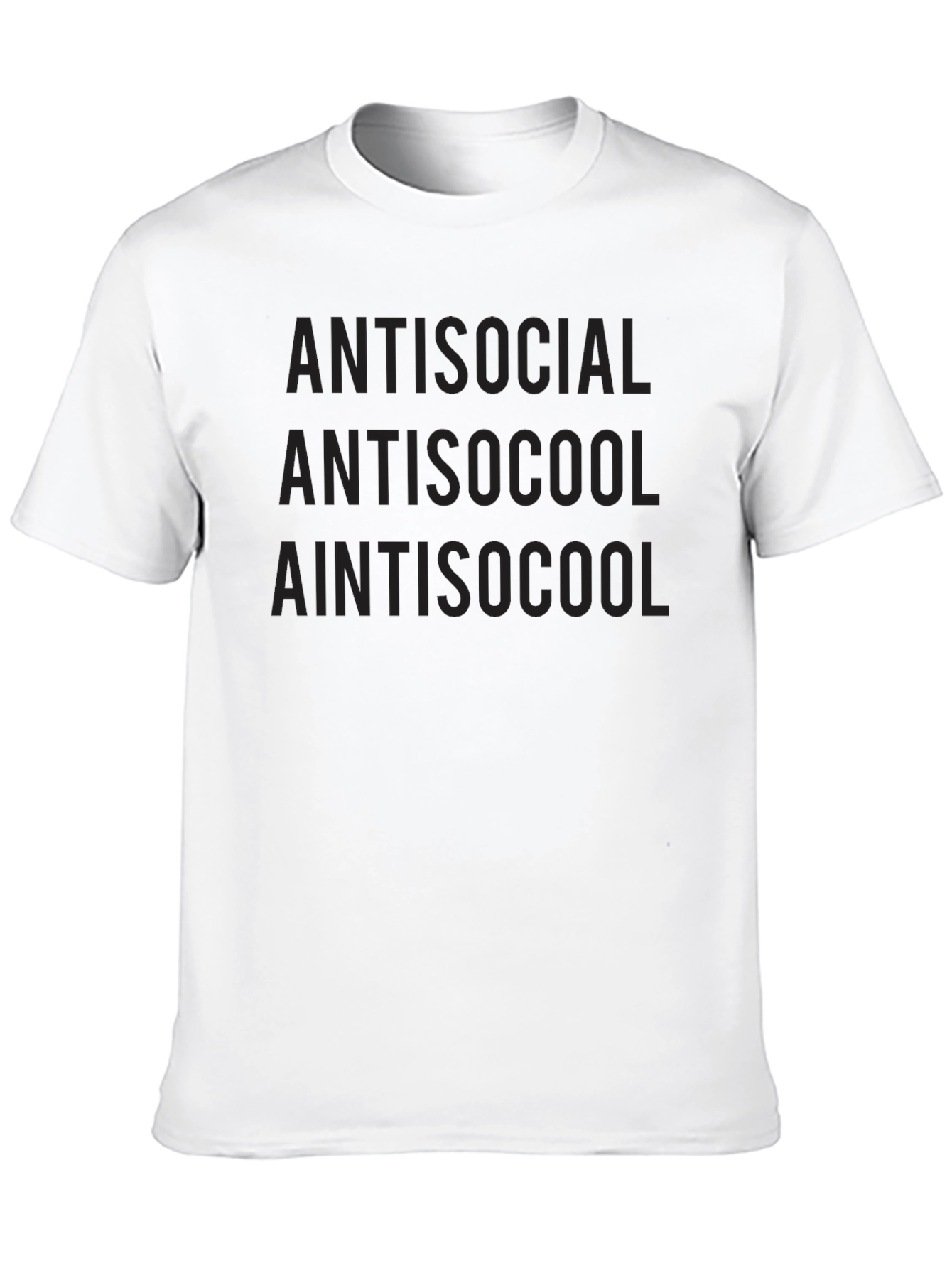 Antisocial Black Graphic T-Shirt