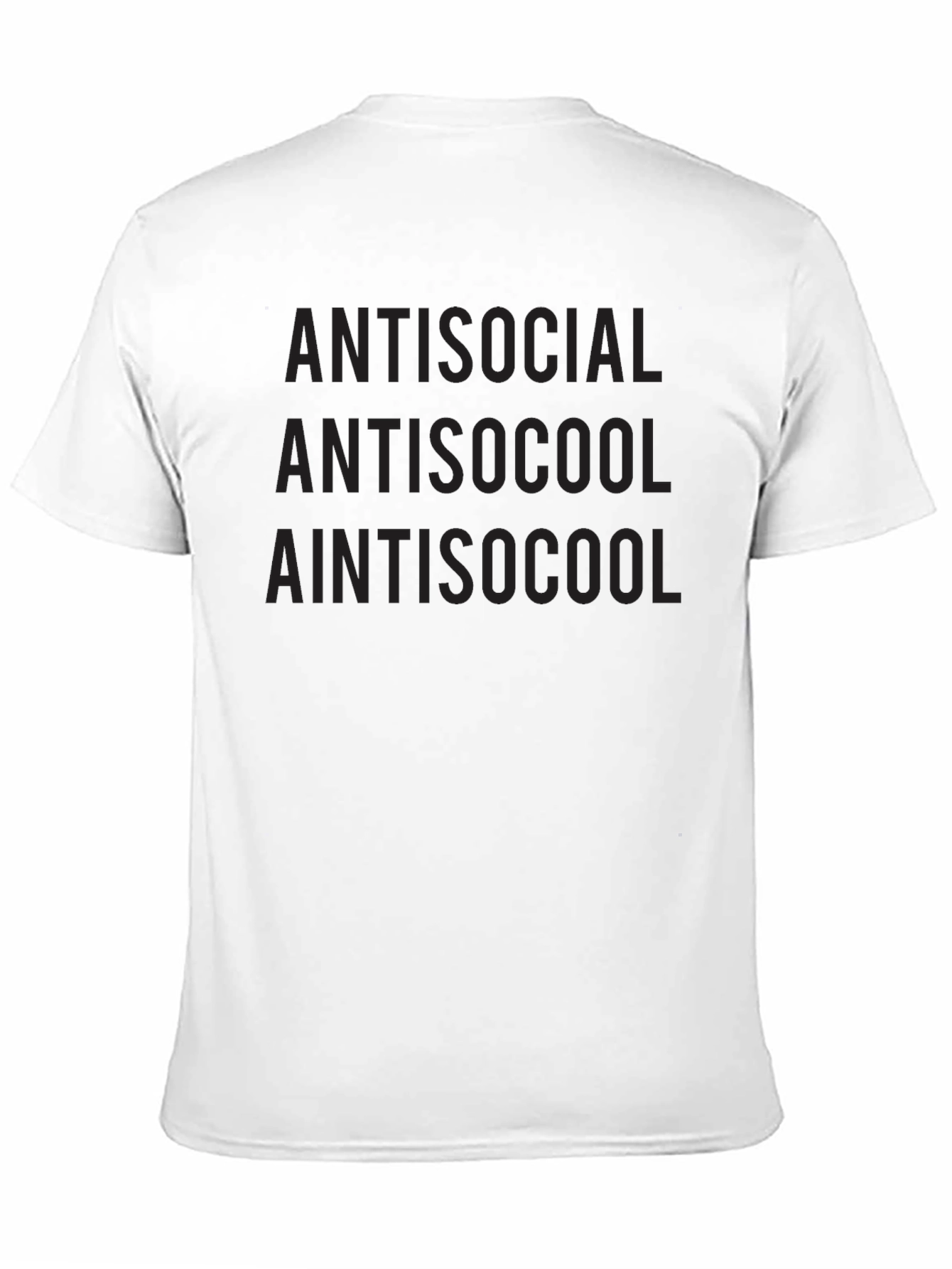 Antisocial Black Graphic T-Shirt