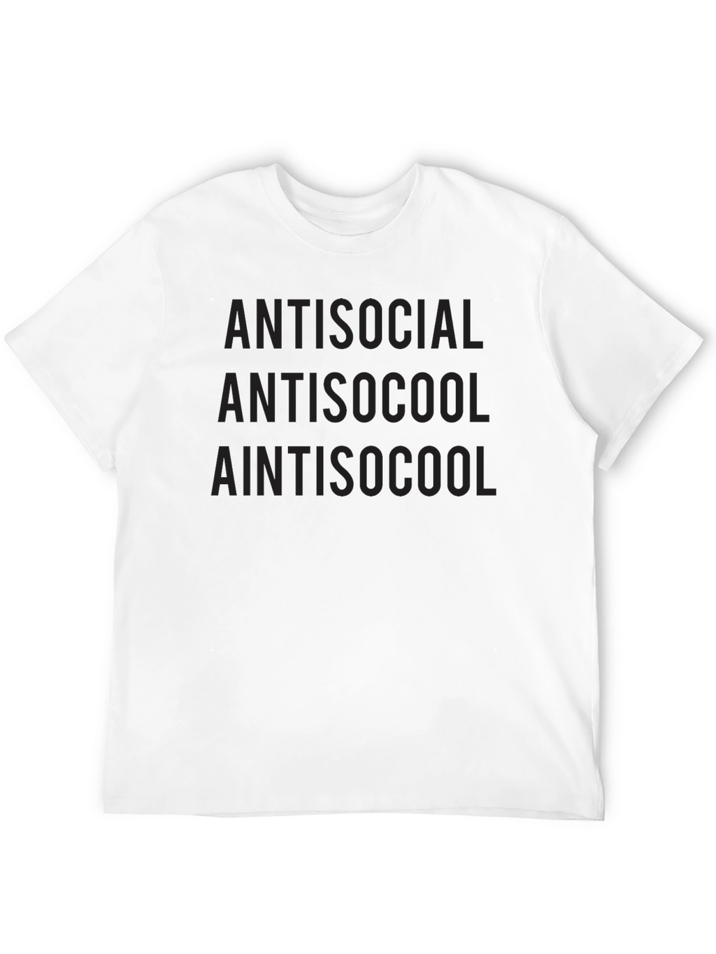 Antisocial Black Graphic T-Shirt