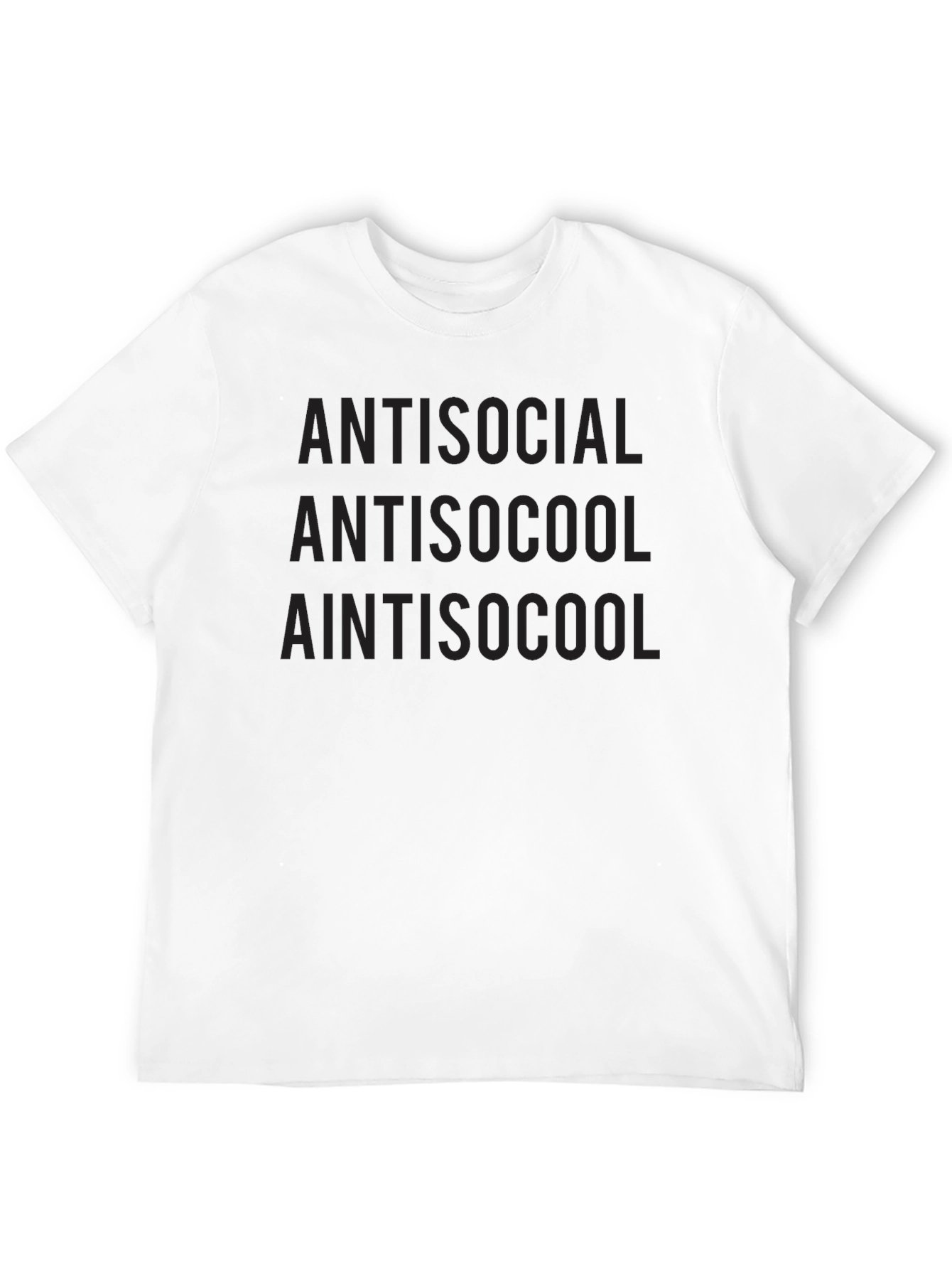 Antisocial Black Graphic T-Shirt