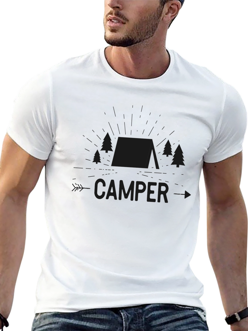 Camper Graphic T-Shirt - Adventure Ready Tee