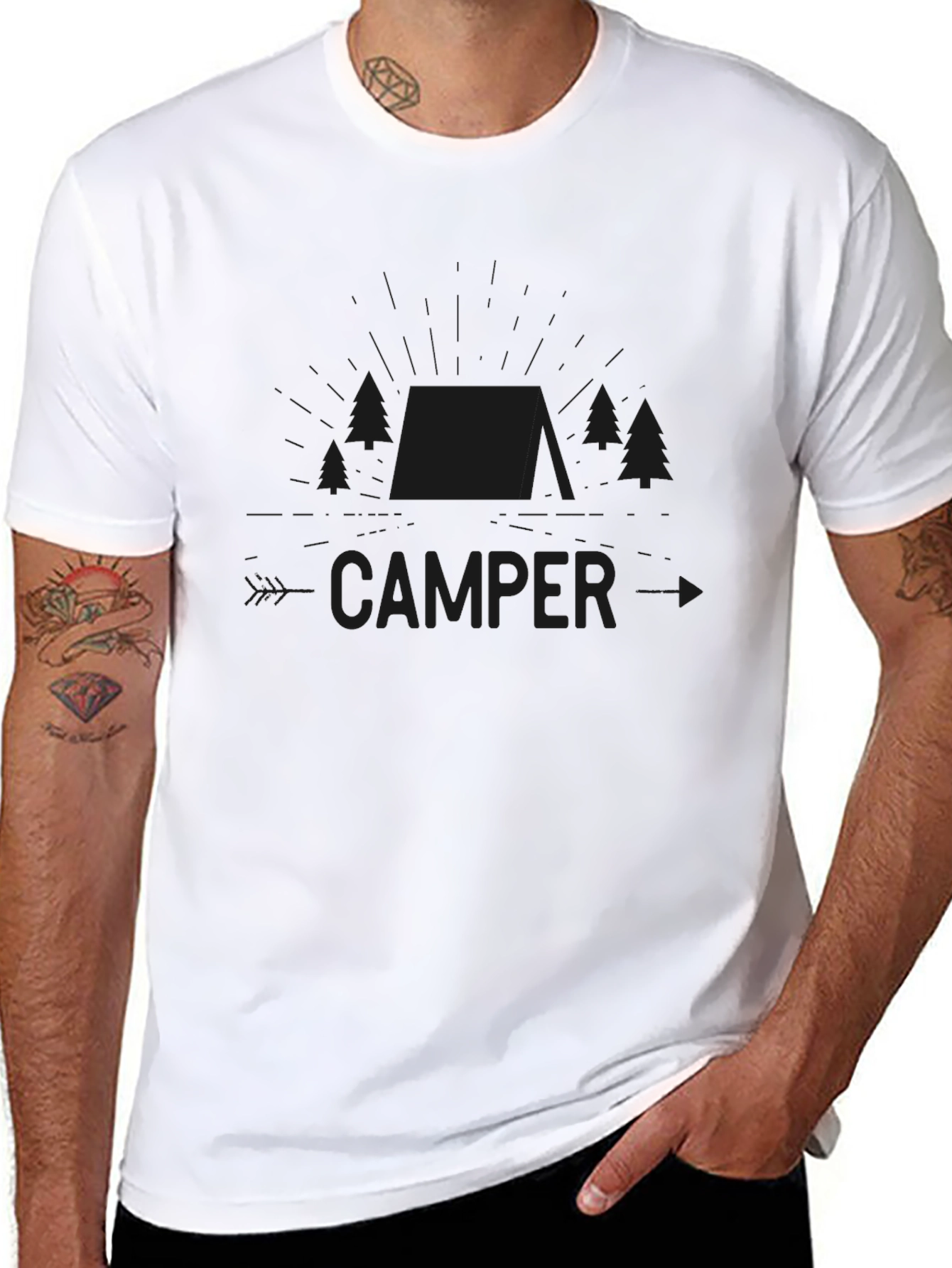 Camper Graphic T-Shirt - Adventure Ready Tee