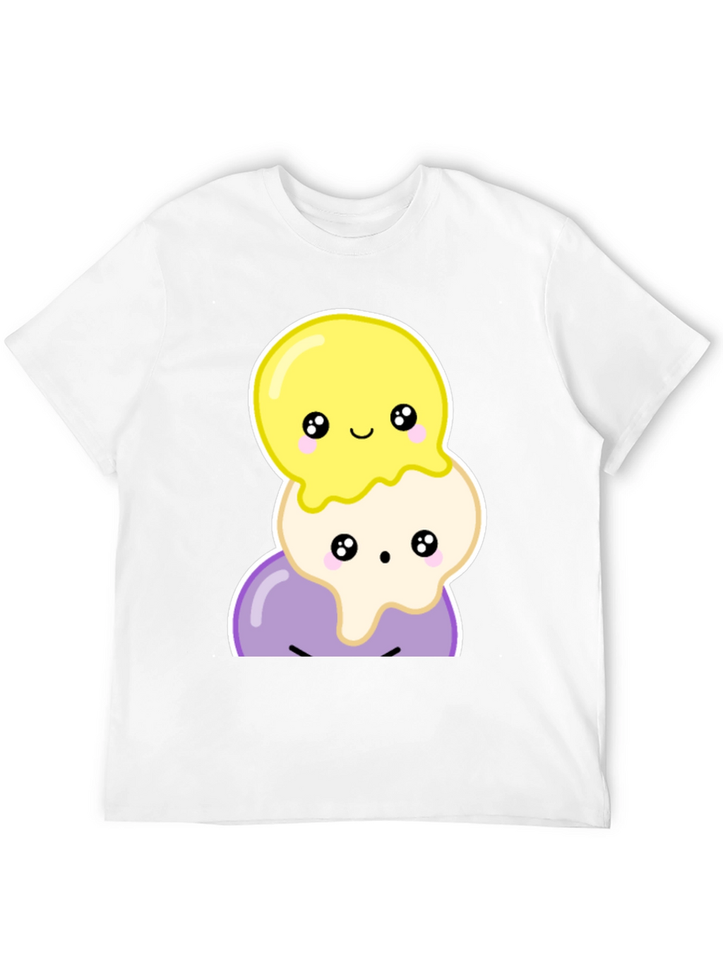 Cute Kawaii Ice Cream Stack T-Shirt