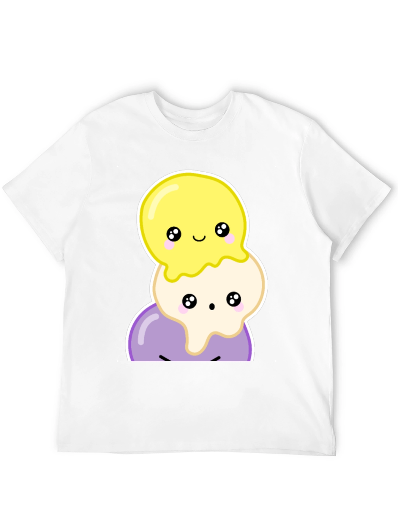 Cute Kawaii Ice Cream Stack T-Shirt