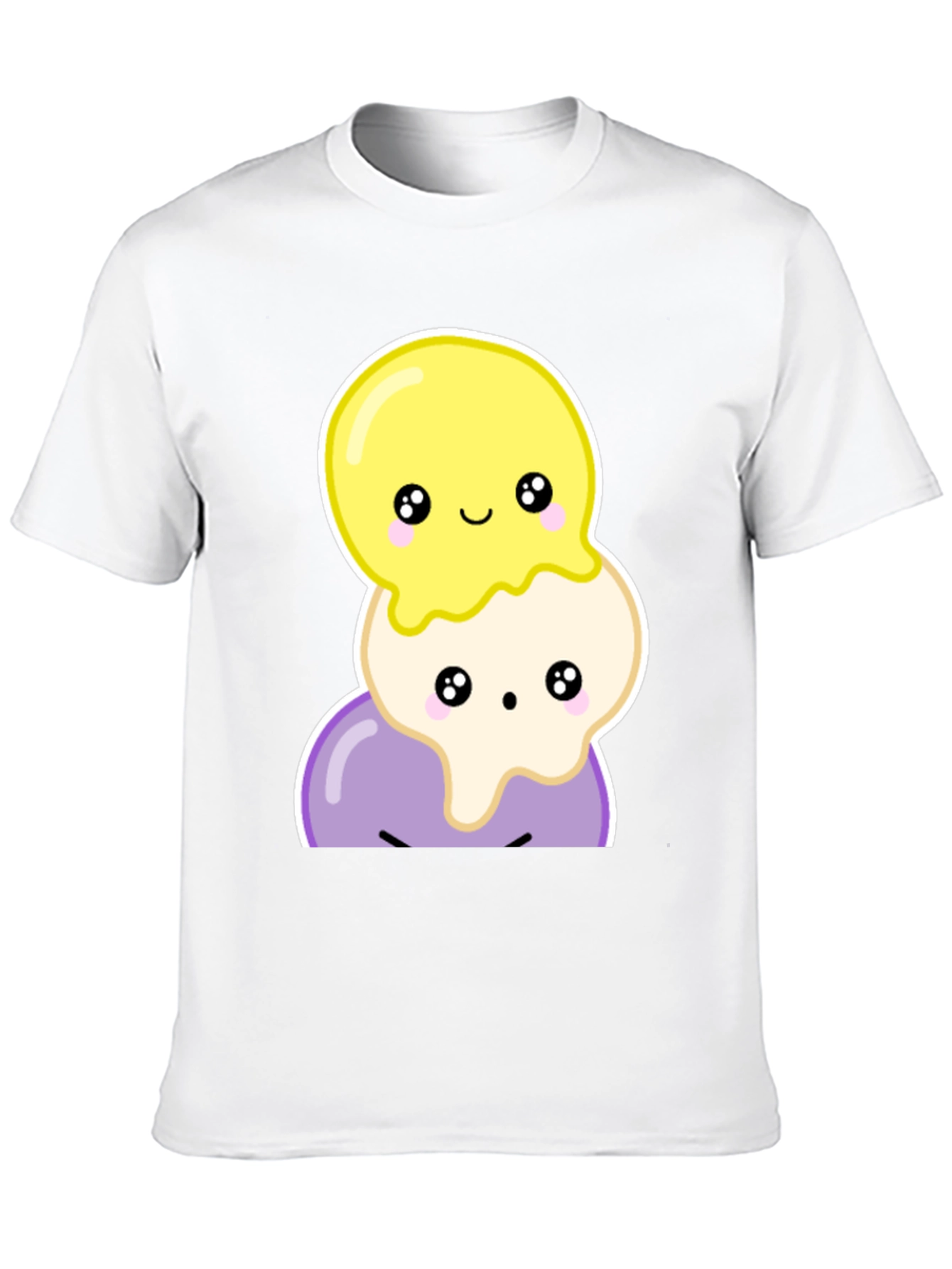 Cute Kawaii Ice Cream Stack T-Shirt