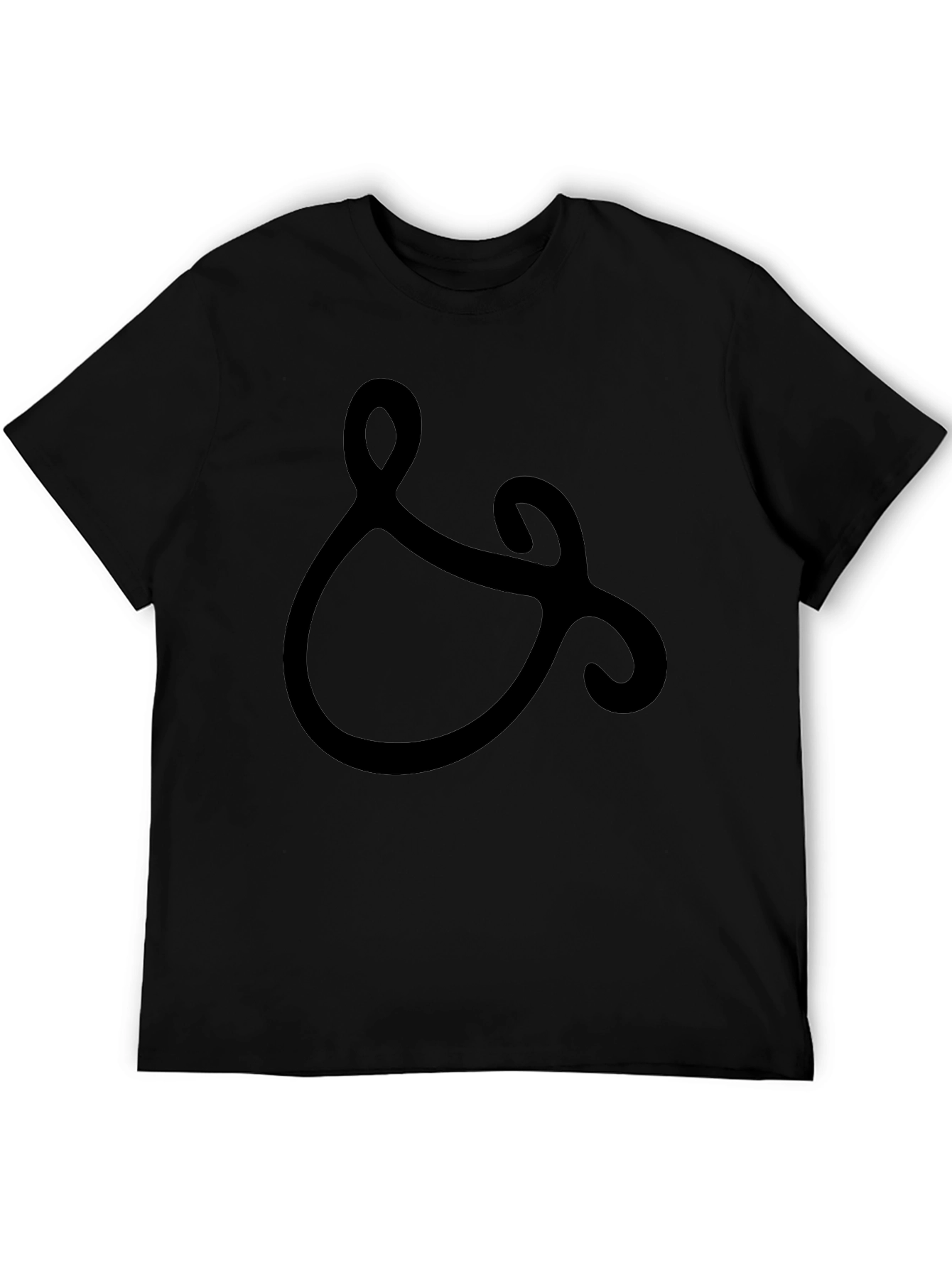 Ampersand Graphic Black T-Shirt - Minimalist Design