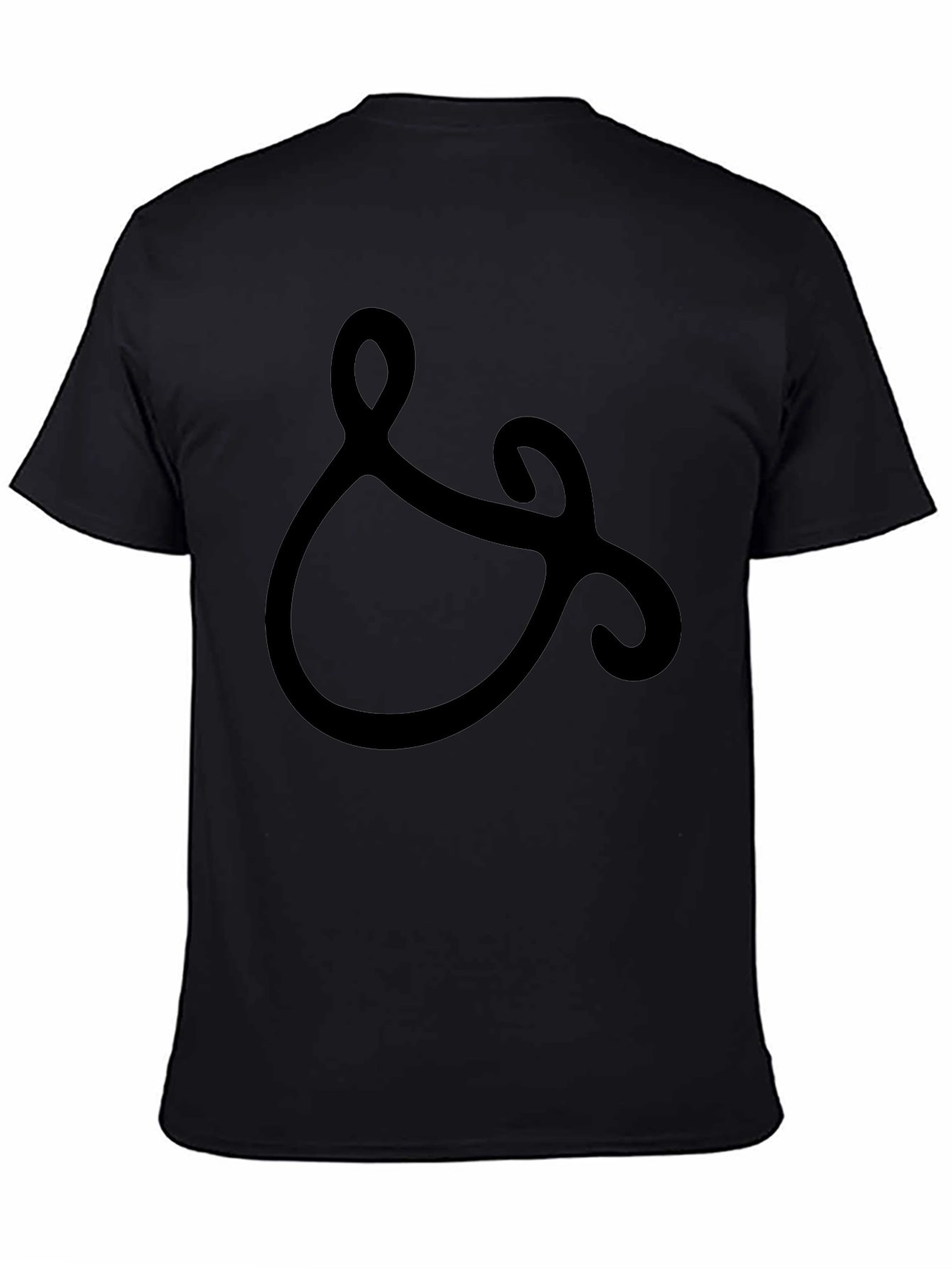 Ampersand Graphic Black T-Shirt - Minimalist Design