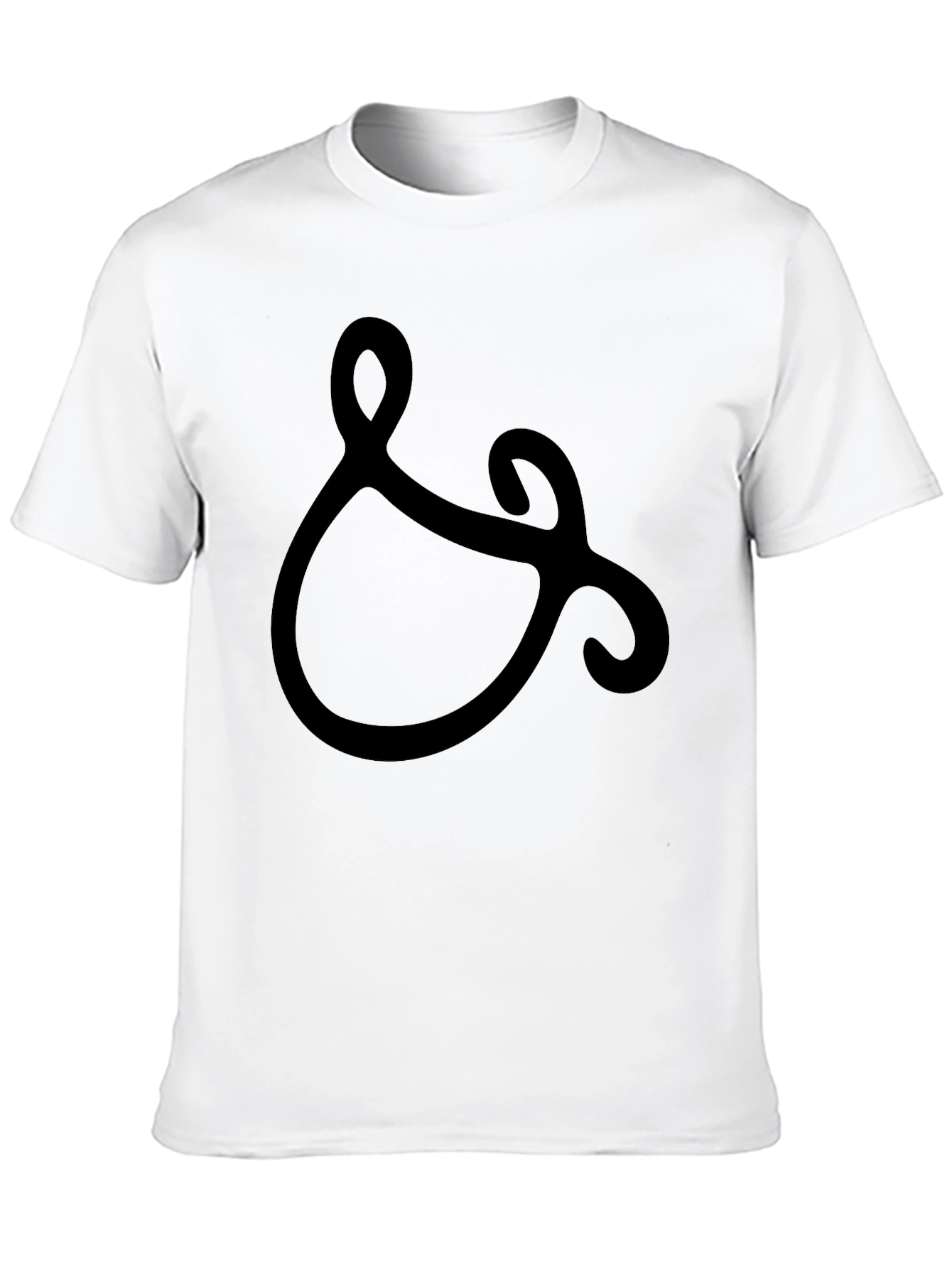 Ampersand Graphic Black T-Shirt - Minimalist Design