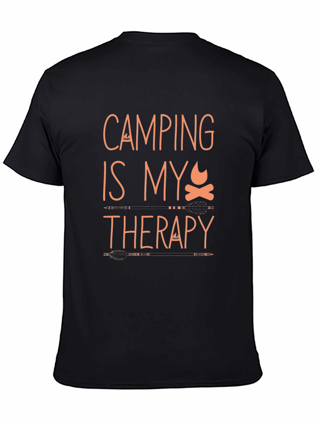 Camping Is My Therapy Graphic Tee