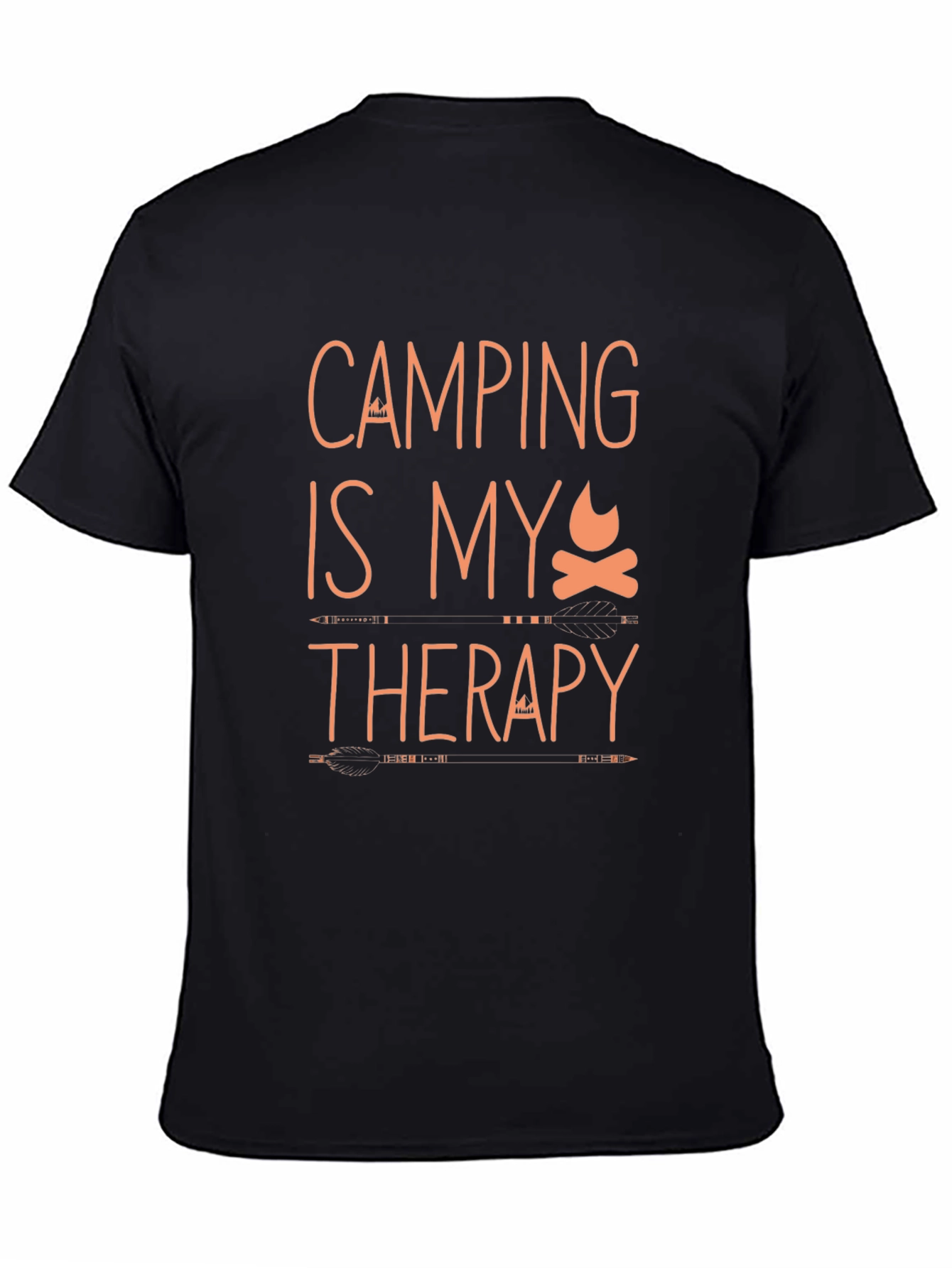 Camping Is My Therapy Graphic Tee