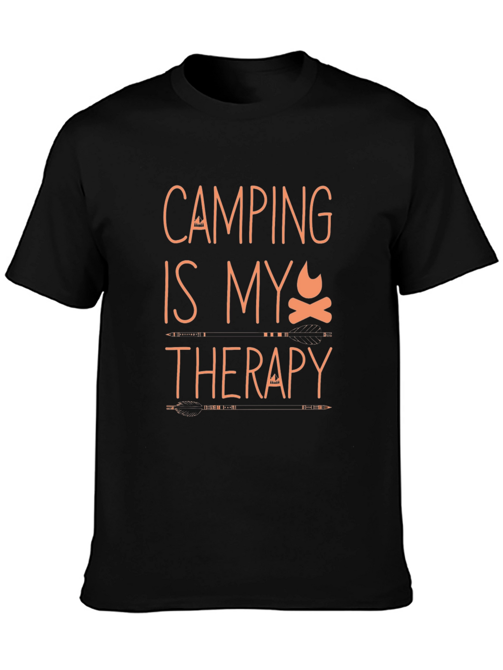 Camping Is My Therapy Graphic Tee