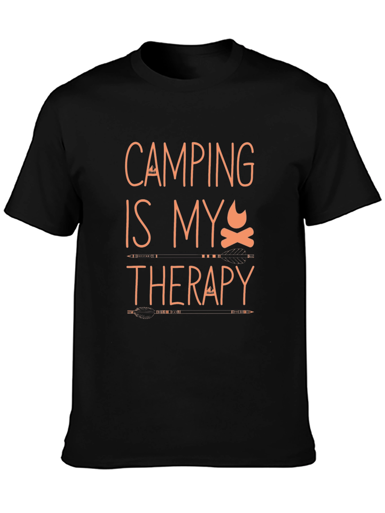 Camping Is My Therapy Graphic Tee