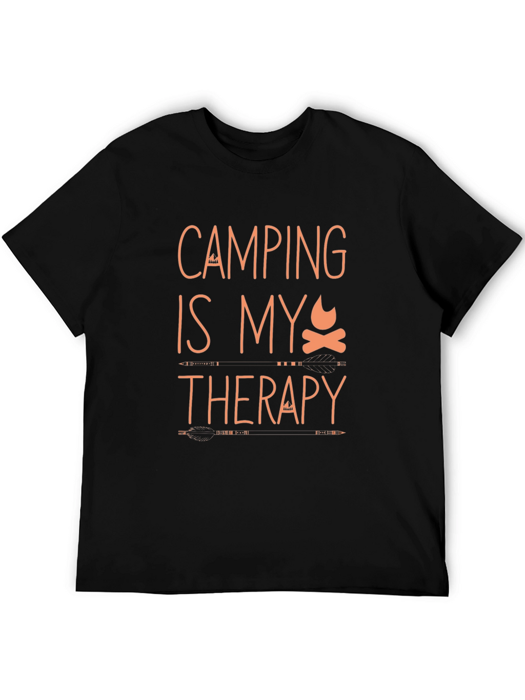 Camping Is My Therapy Graphic Tee