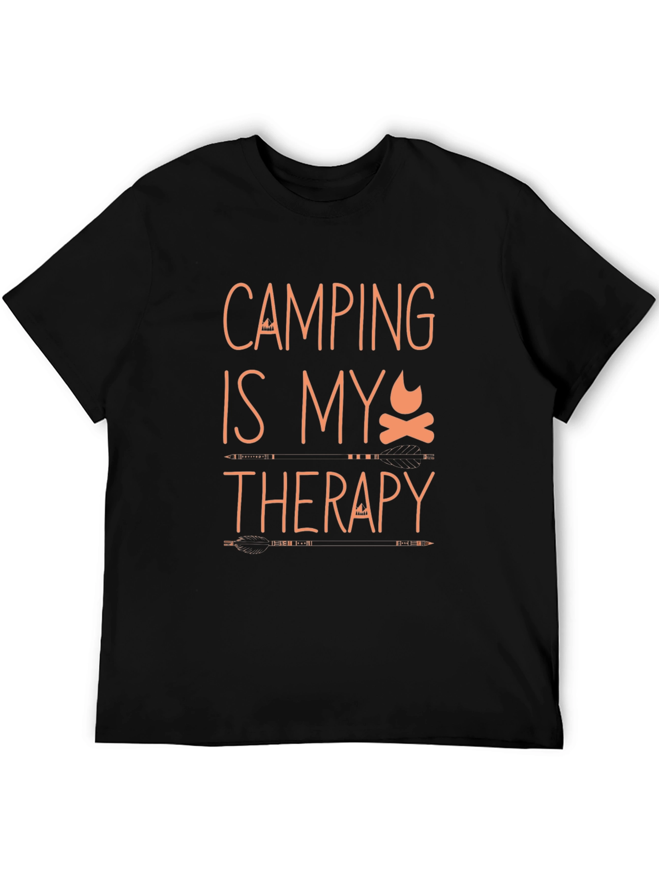 Camping Is My Therapy Graphic Tee
