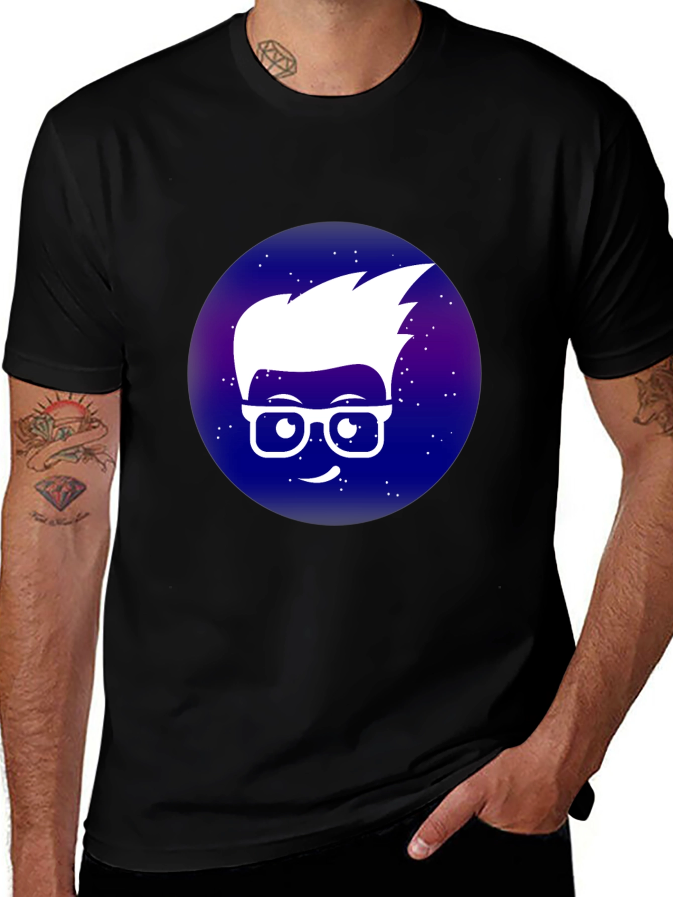 Geek Space Graphic T-Shirt - Nerdy Style