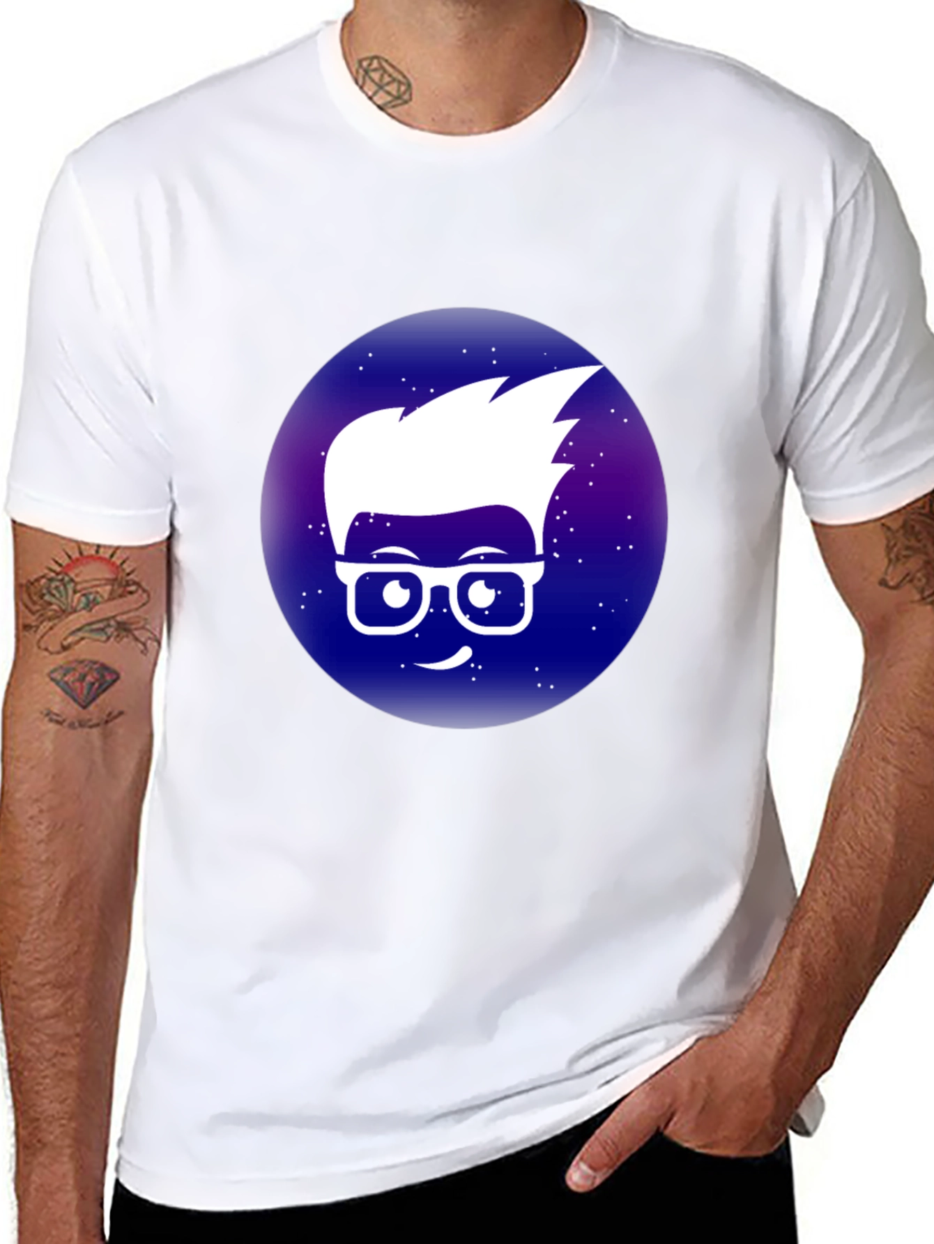 Geek Space Graphic T-Shirt - Nerdy Style