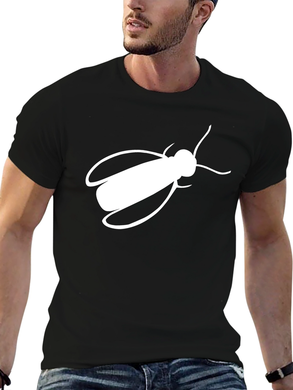 Cockroach Graphic T-Shirt - Black Cotton Tee