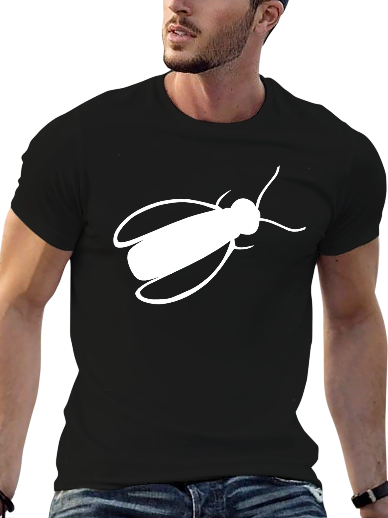 Cockroach Graphic T-Shirt - Black Cotton Tee