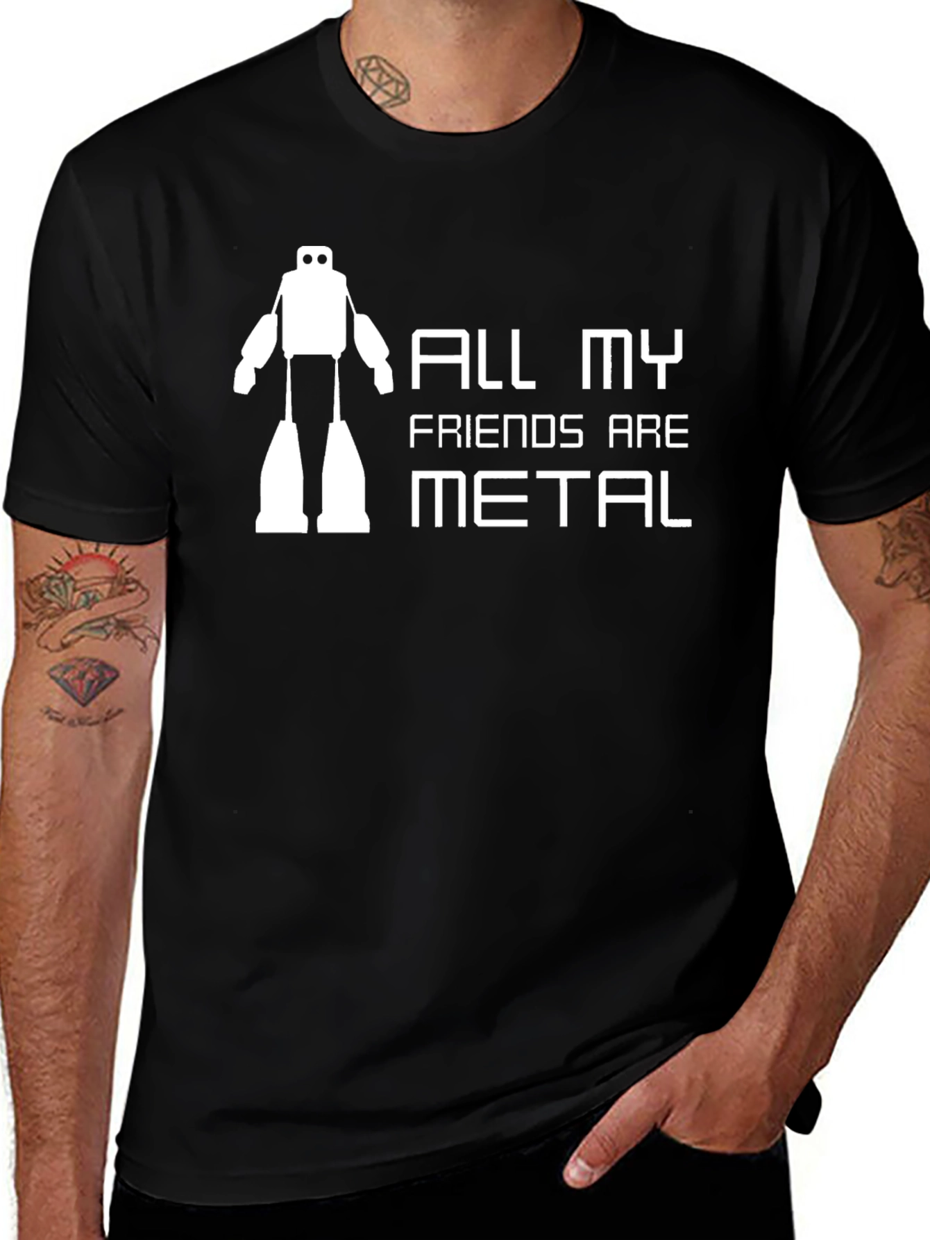 All My Friends Are Metal T-Shirt