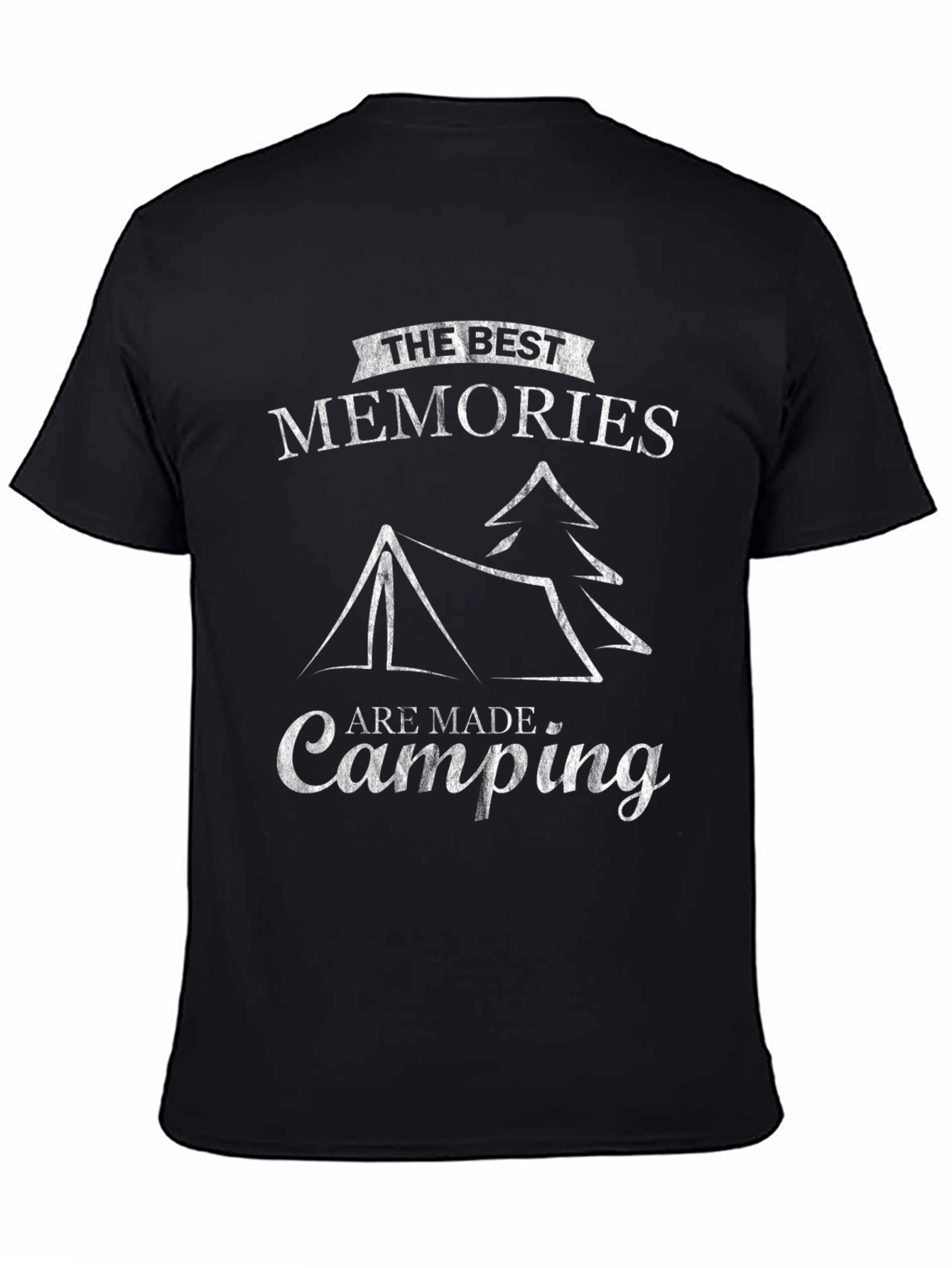 Camping Memories Graphic Tee - Black
