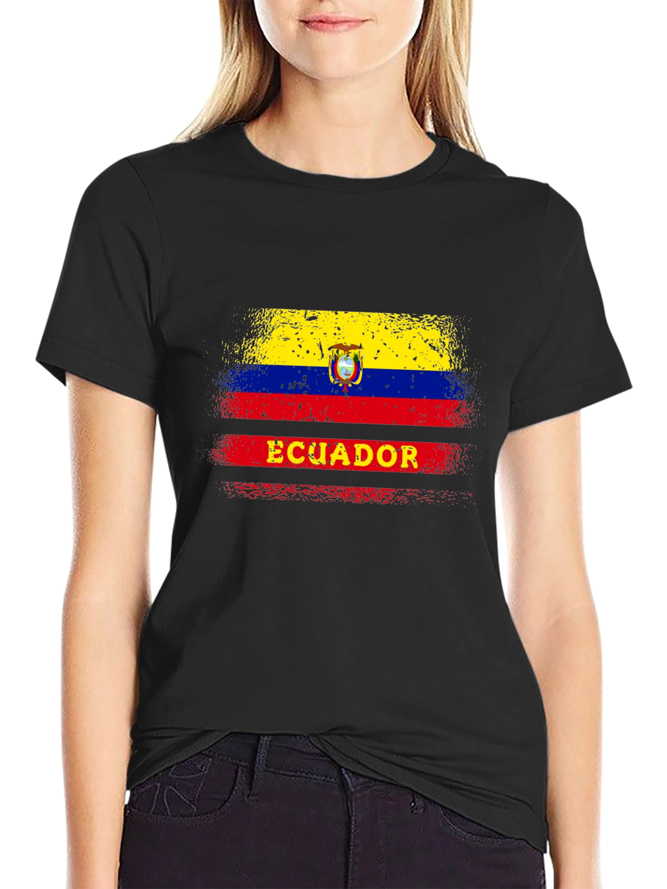 Ecuador Flag Graphic T-Shirt