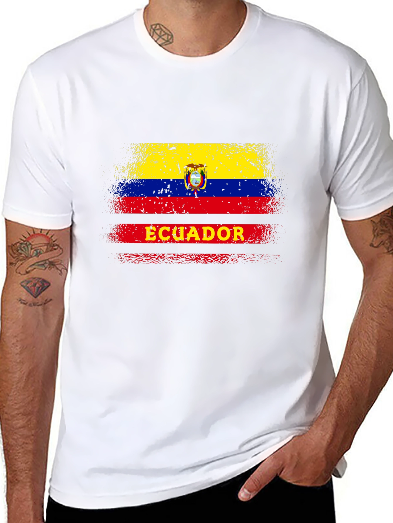 Ecuador Flag Graphic T-Shirt