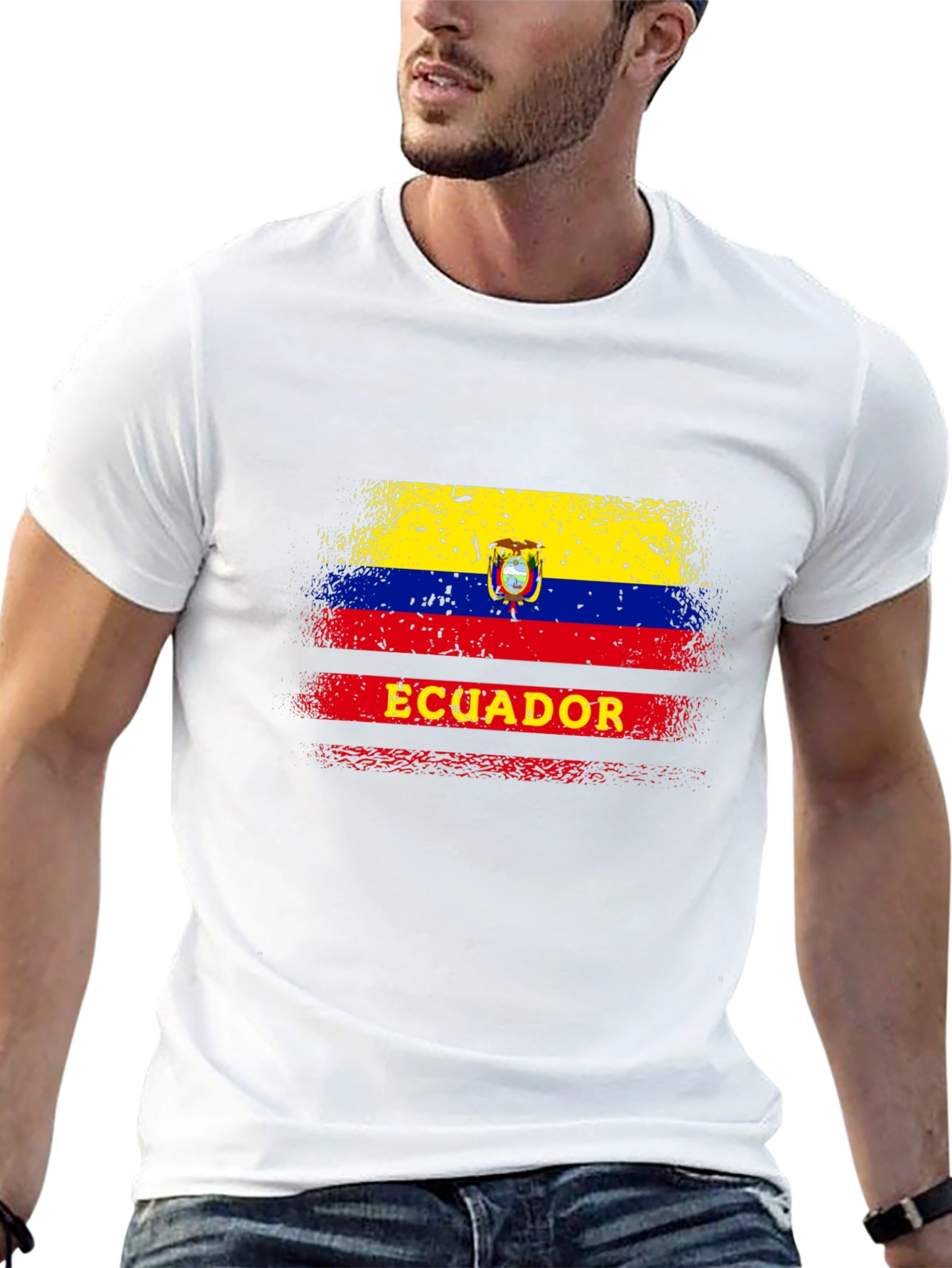 Ecuador Flag Graphic T-Shirt